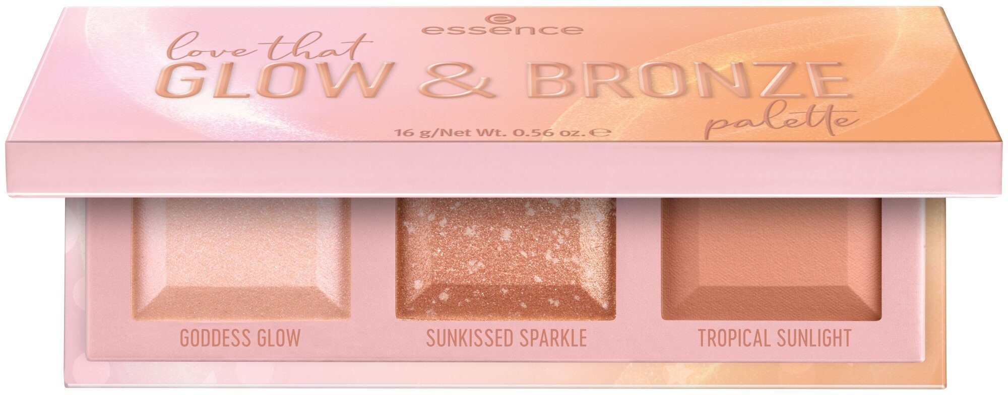Essence Highlighter-Palette love that GLOW & BRONZE palette, mit intensieven Nuancen