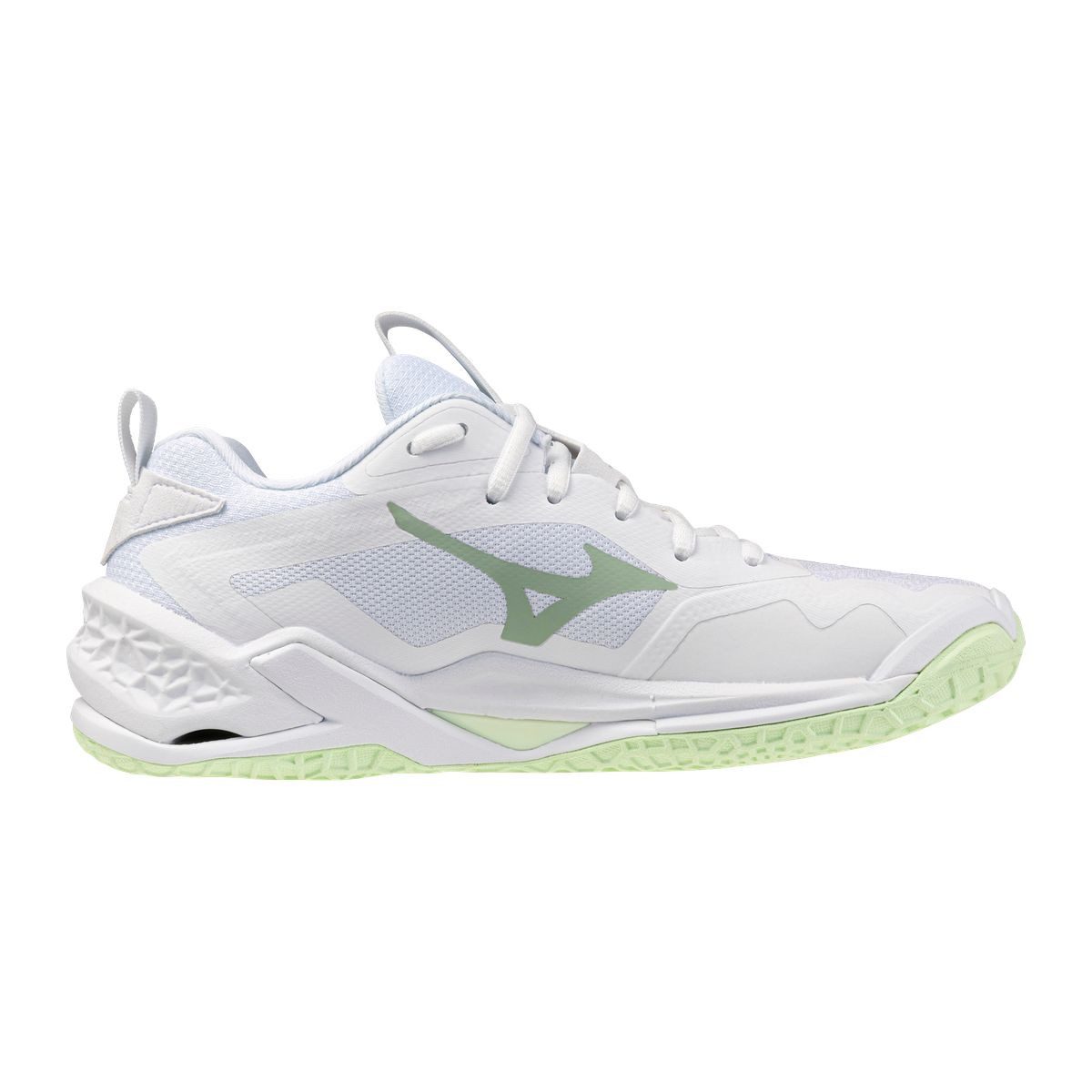 Mizuno WAVE STEALTH NEO 2.1(W) White/Aqua Gray Handballschuh