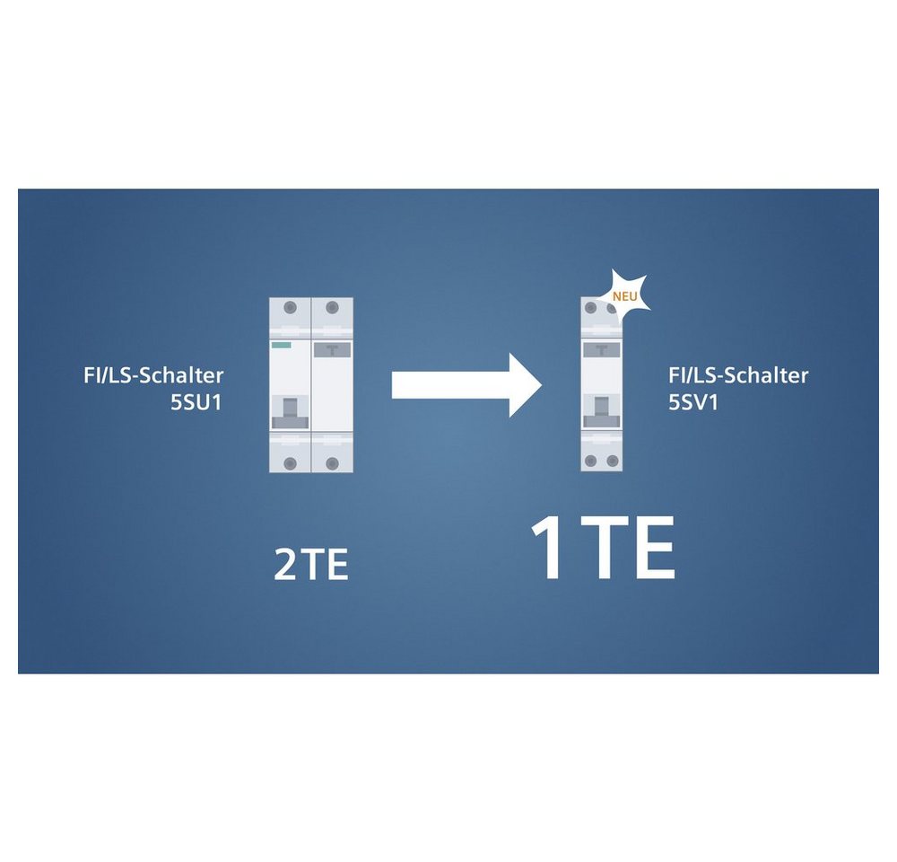 Thumbnail - SIEMENS Schalter Siemens 5SV13167KK06 FI-Schutzschalter/Leitungsschutzschalter 2poli