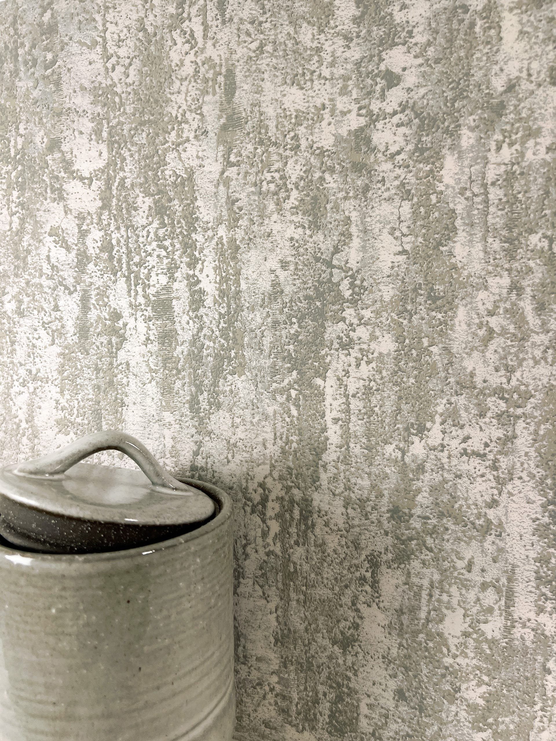 Newroom Vliestapete, Taupe Tapete Industrial Unifarbe günstig online kaufen