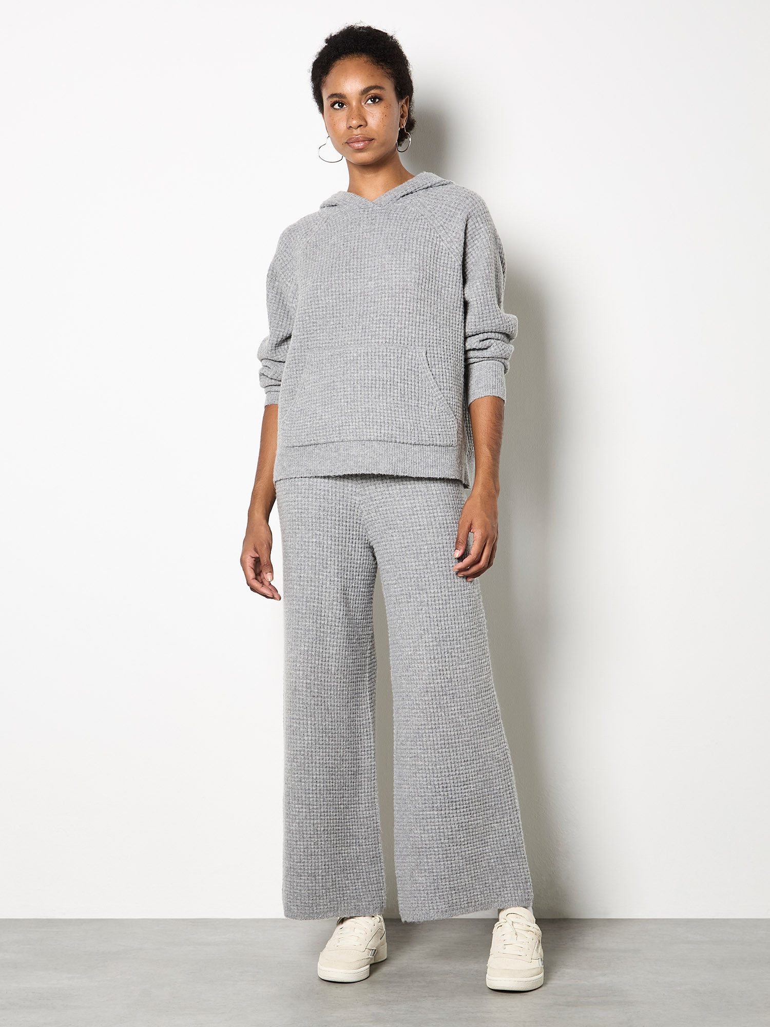 Strickpullover Strick-Hoodie