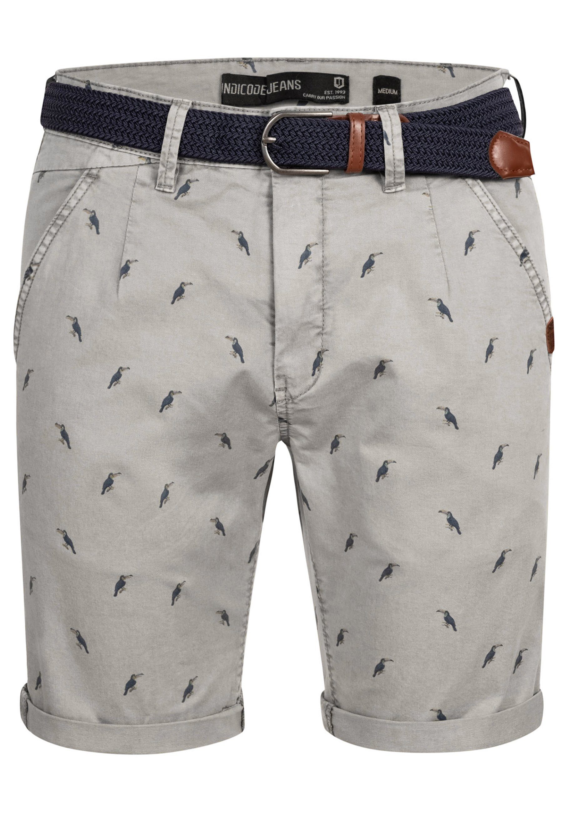 Indicode Chinoshorts Elisa aus elastischer Baumwoll-Qualität, günstig online kaufen