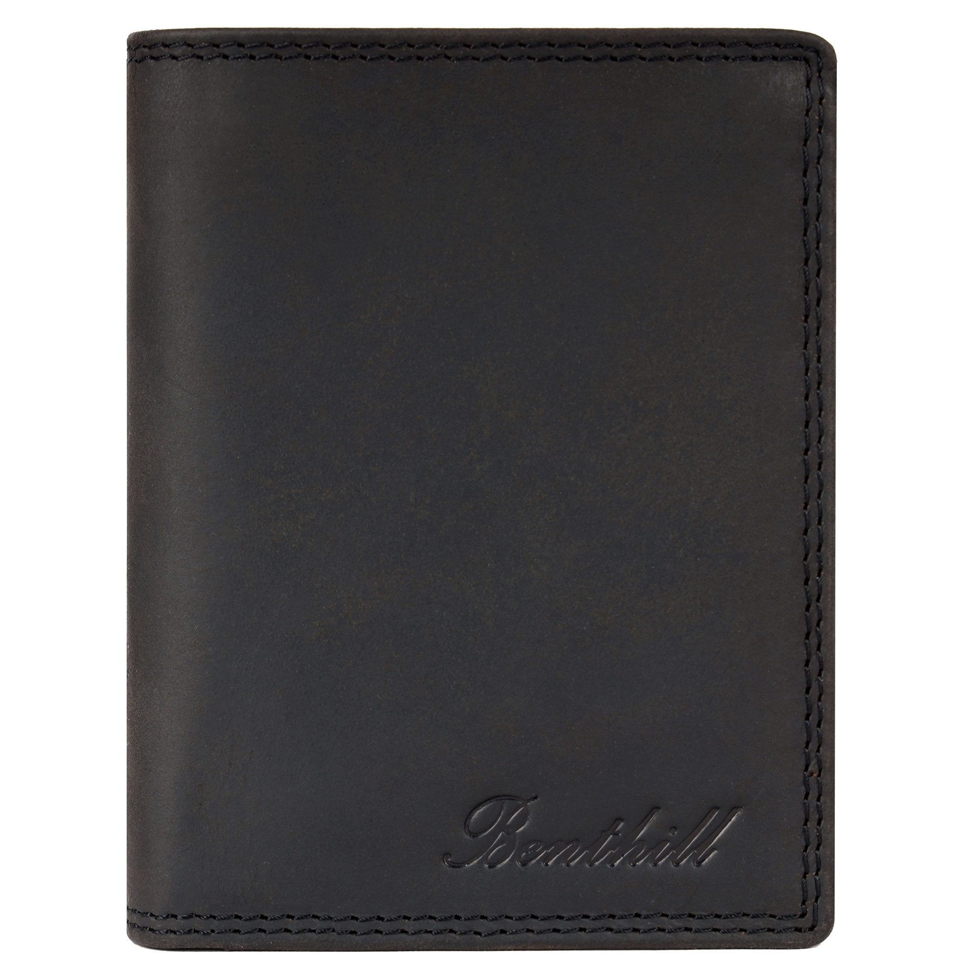 Benthill Geldbörse Herren Echt Leder Portemonnaie RFID Gelbeutel mit vielen Kartenfächer, RFID-Schutz Kartenfächer Münzfach