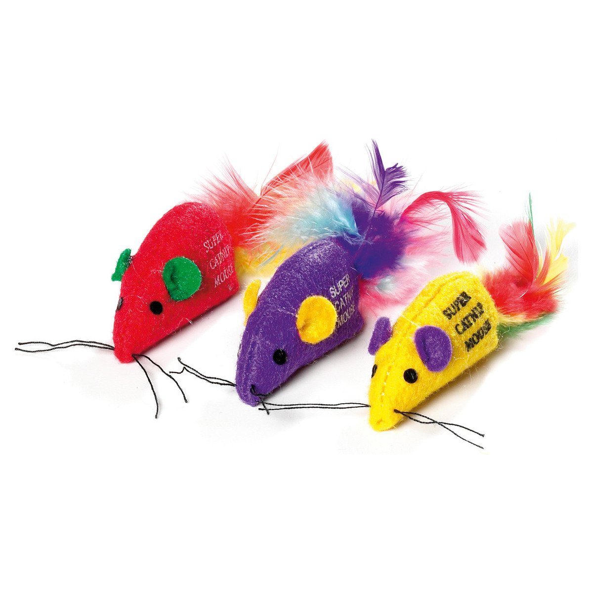 Tierkuscheltier Supermaus mit Catnip