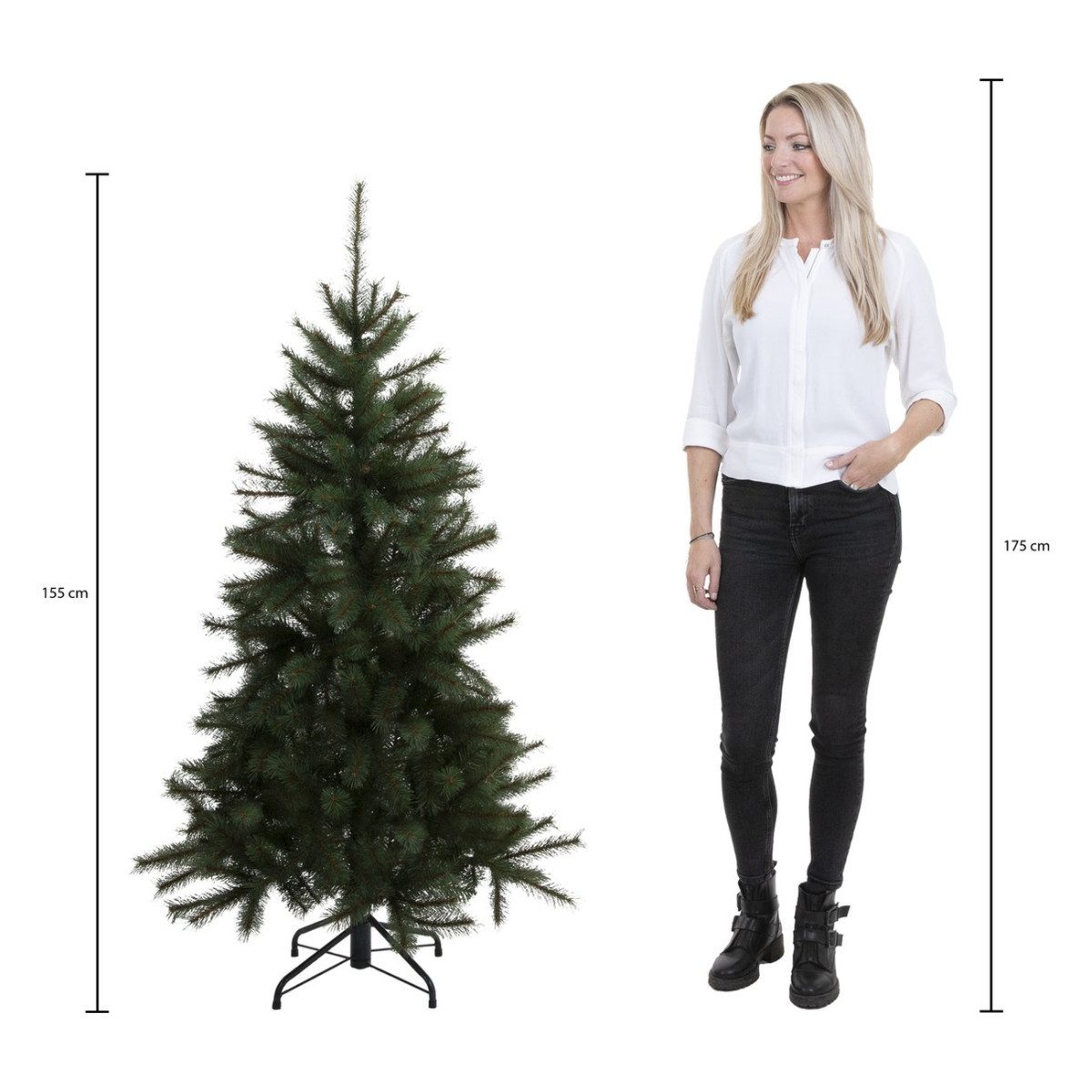 Triumph Tree Künstlicher Weihnachtsbaum Triumph Tree Forest frosted pine Weihnachtsbaum gruen TIPS 618 - h155x