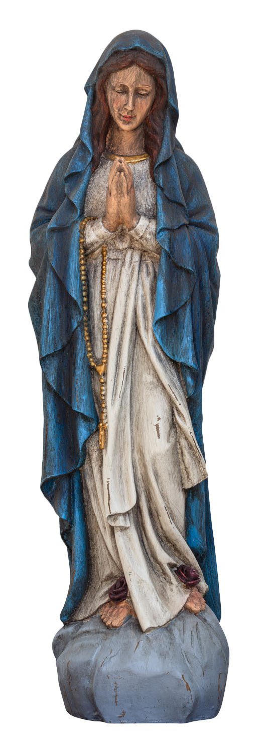 Aubaho Dekoobjekt XXL Skulptur Madonna 80cm Heiligenfigur Maria Figur Statue Antik-Stil
