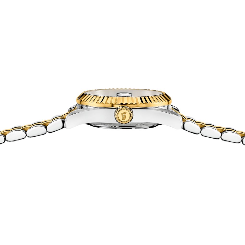 Festina Quarzuhr Classic Steel F20088_5, Armbanduhr, Damenuhr, Swiss Made, Edelstahlarmband, analog, Tag
