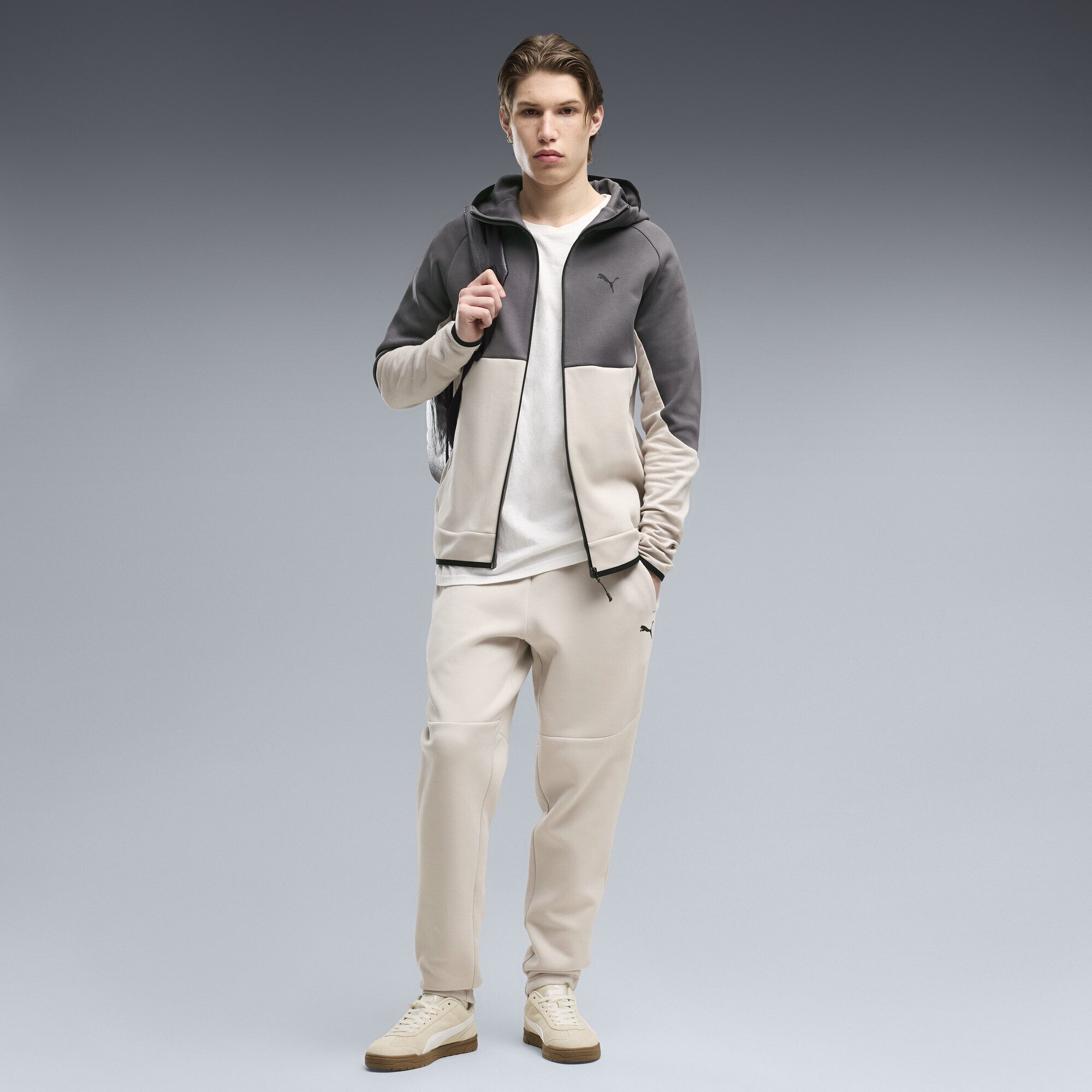 PUMA Sweatjacke PUMATECH Elevated Slim Kapuzenjacke Herren – Bild 4 von 5