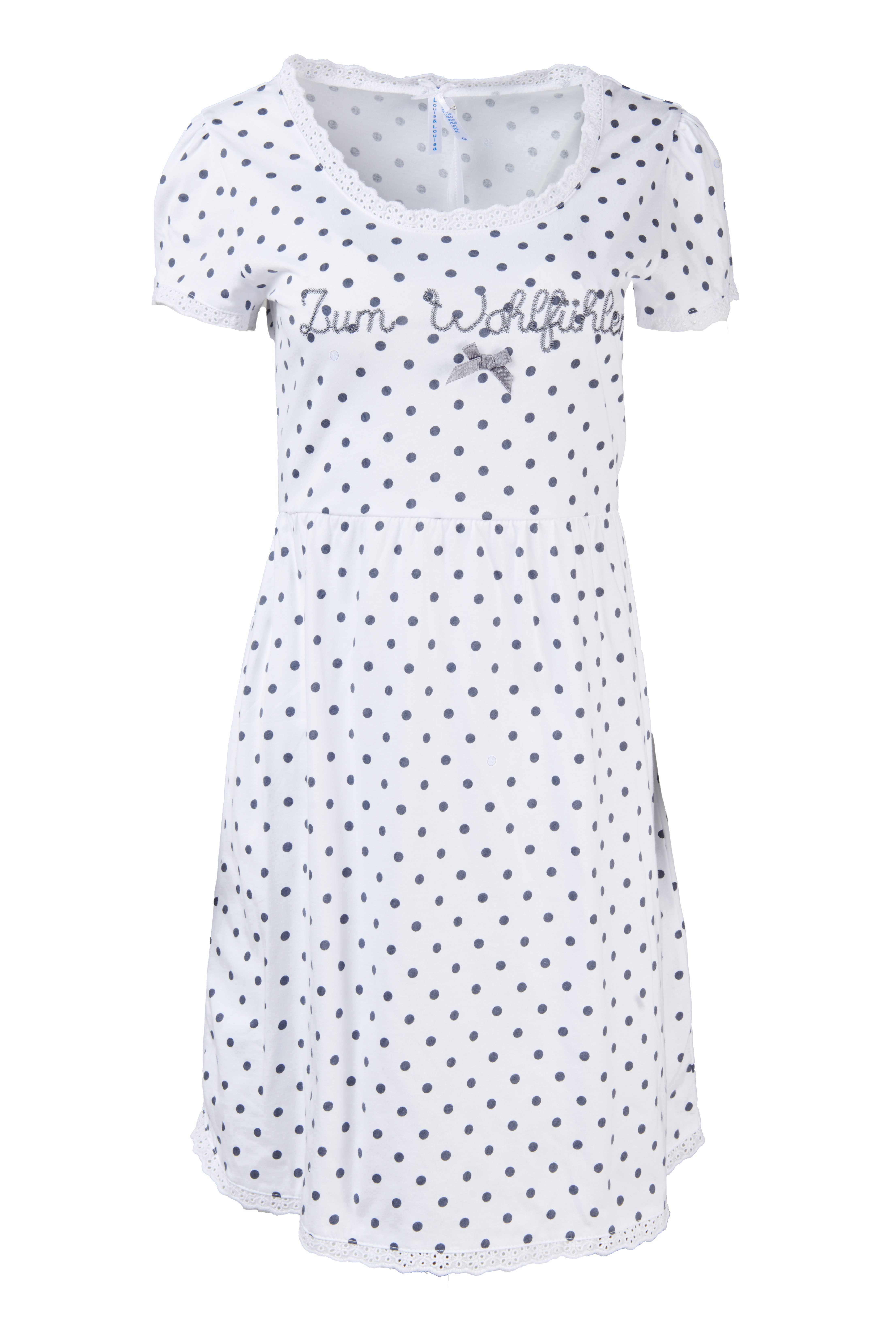 Louis & Louisa Nachthemd Louis & Louisa Damen Nachtkleid "Zum Wohlfühlen" w günstig online kaufen