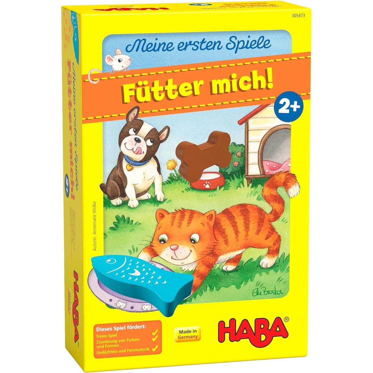 Haba Steckspielzeug 305473 Meine ersten Spiele – Fütter mich!