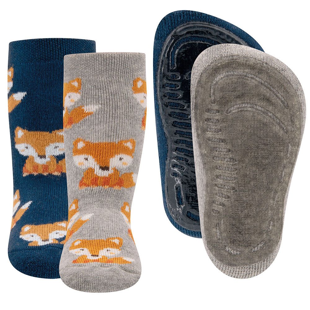 Ewers ABS-Socken Stoppersocken Fuchs 2er Pack günstig online kaufen