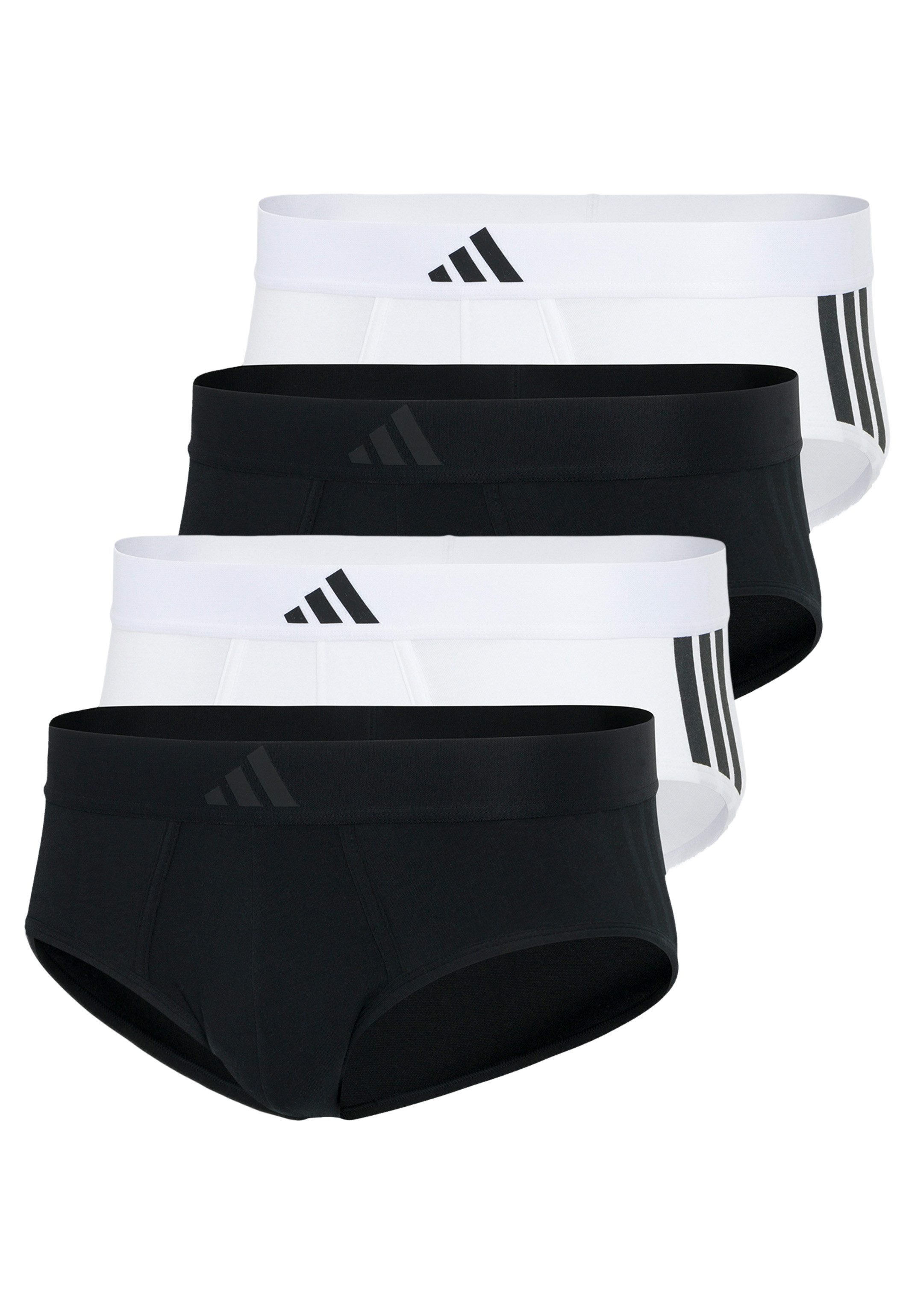 Slip 4er Pack Active Flex Cotton 3 Stripes