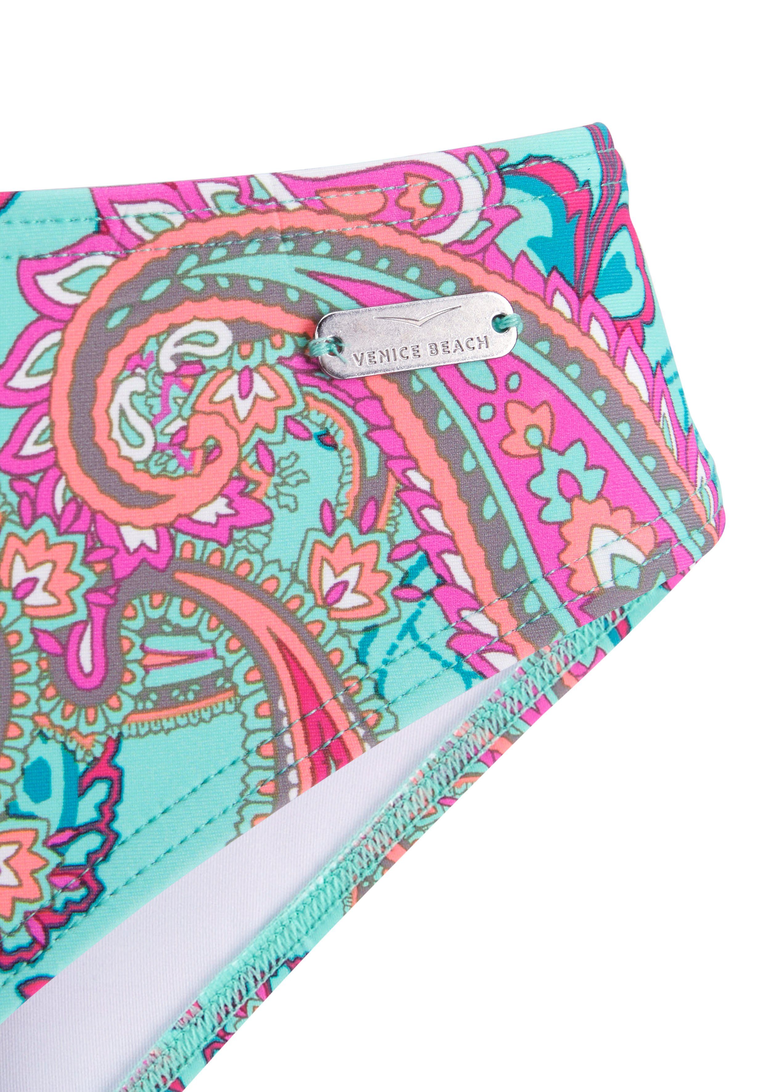 Venice Beach Bikini-Hose Paislee im Paisley-Druck