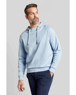 bugatti Kapuzensweatshirt 8950-35070 Rundhals-Ausschnitt, Körpernahe Passform durch Modern Fit