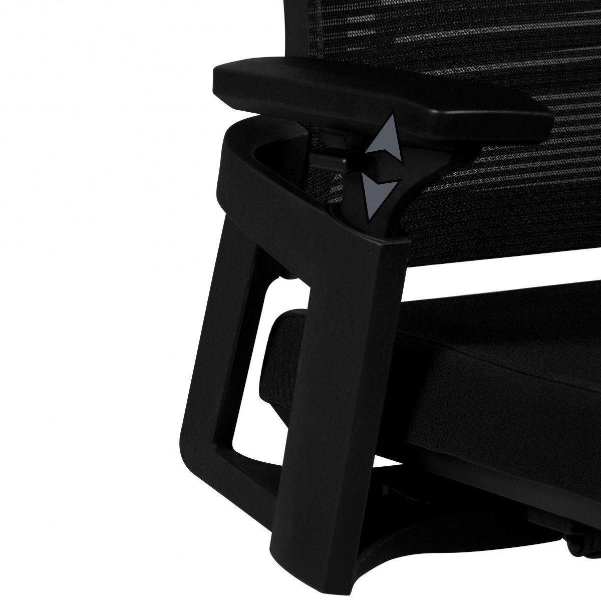 FINEBUY Kopfstütze mit Drehstuhl Schreibtischstuhl (Stoffbezug mit Armlehne), Schreibtischstuhl Schwarz, Bürostuhl 120 FB41705 Modern kg,