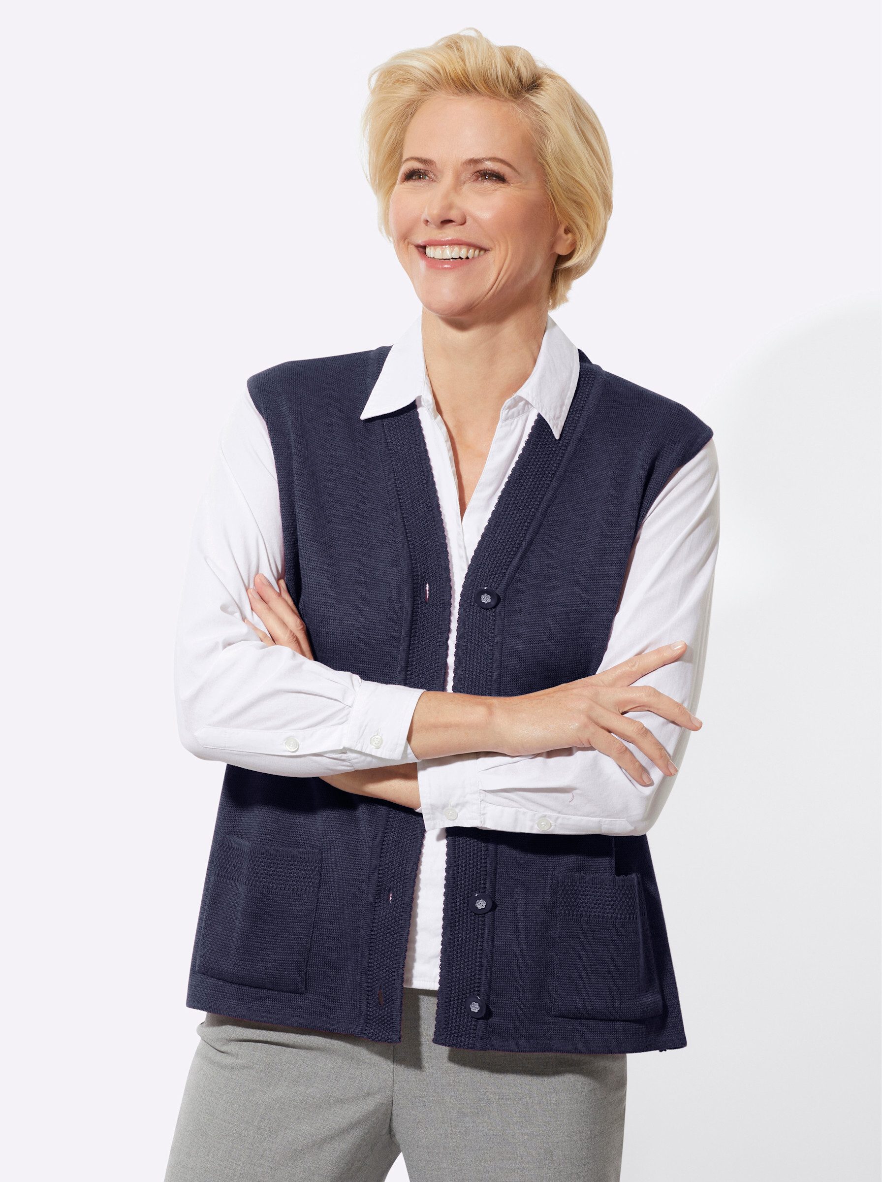 Classic Strickweste günstig online kaufen