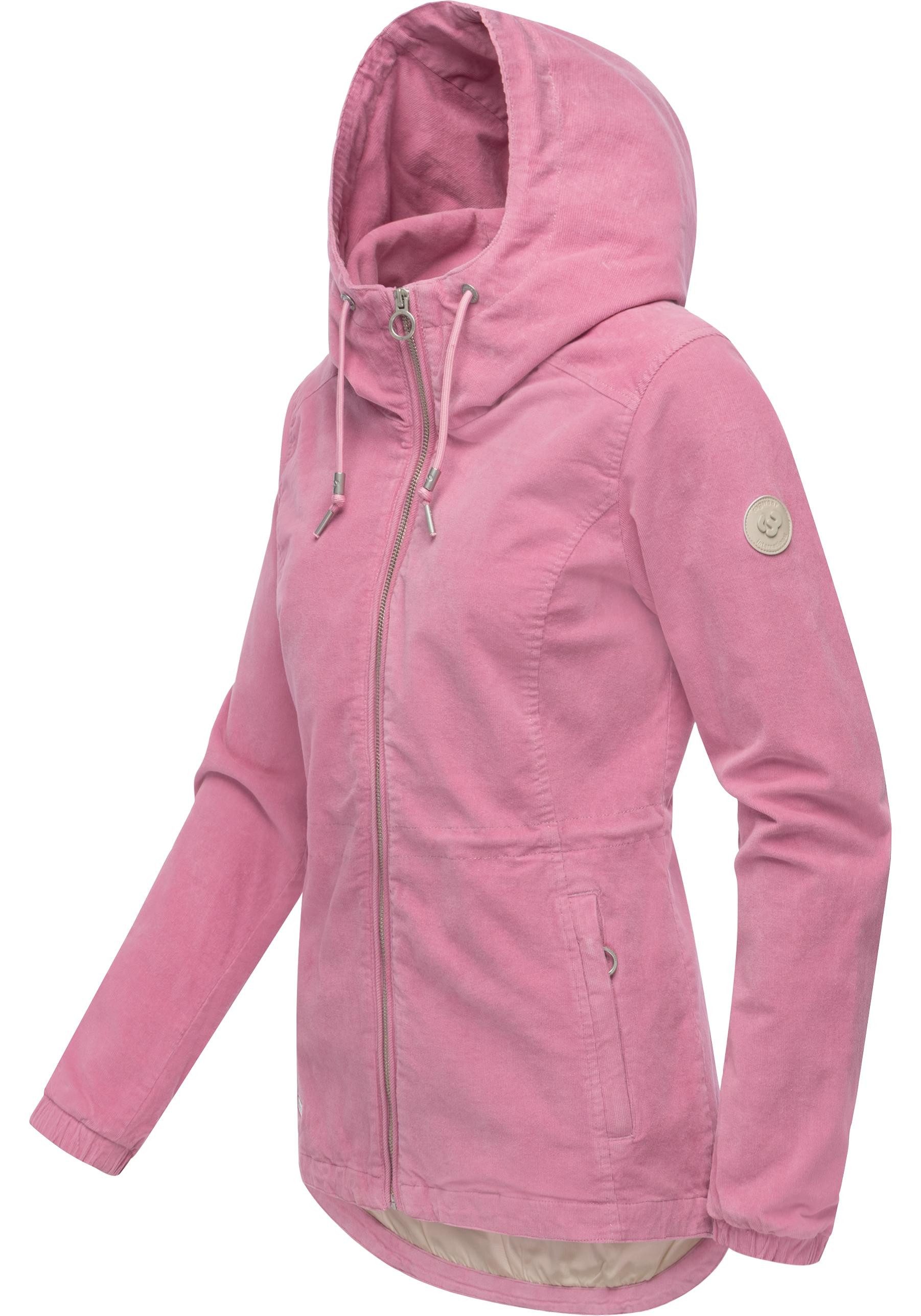 Ragwear Cordjacke Dankka Cordy YOUMODO Stylische Damen Übergangsjacke in Feincord-Optik