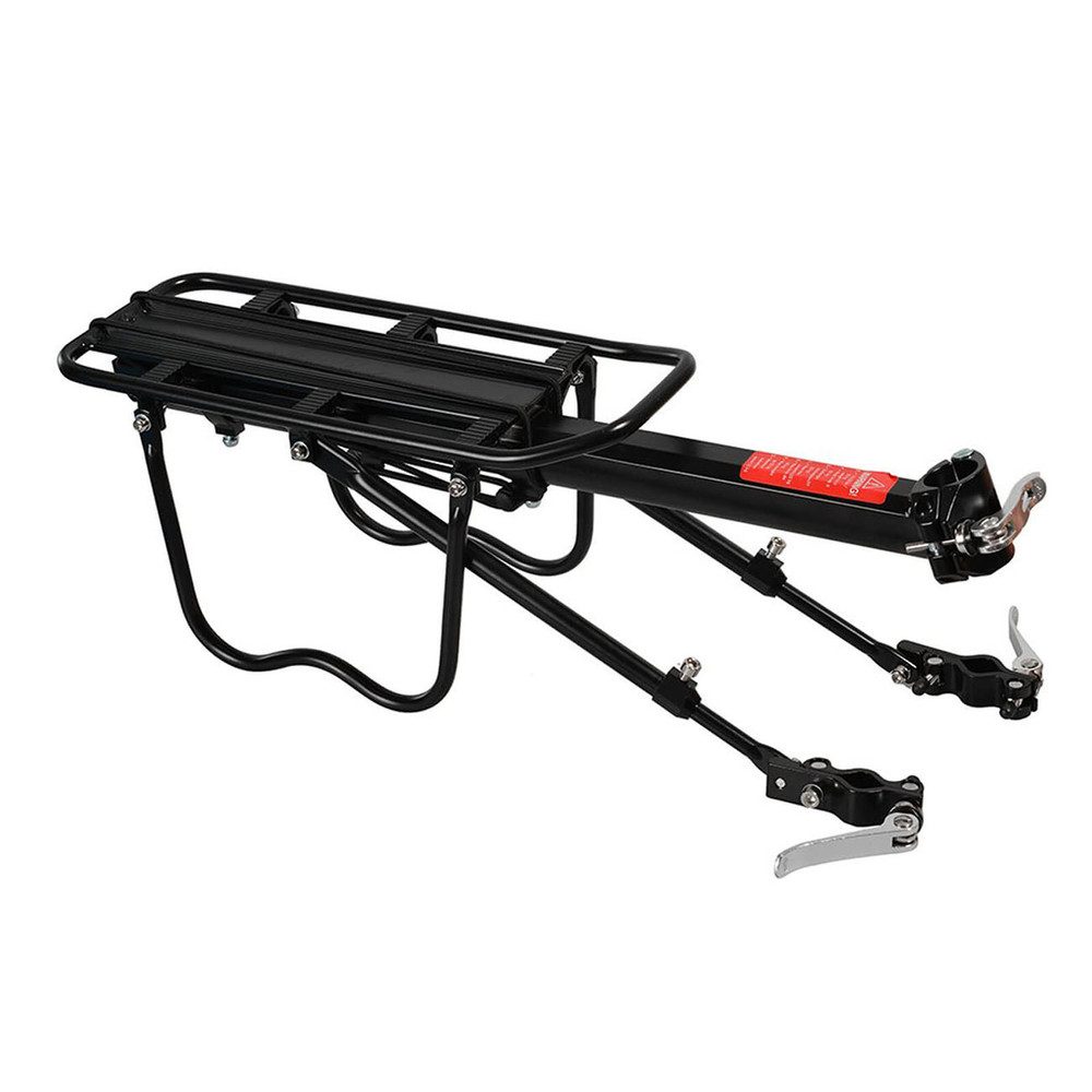 ROCKBROS Fahrrad-Gepäckträger Hinterradträger Sattelstützenträger Lastenträger (Spar-Set, 1-St., 53 x 16 x 15 cm stabil), Aluminium, 25 kg Tragkraft, Schnellspanner, Reflektor