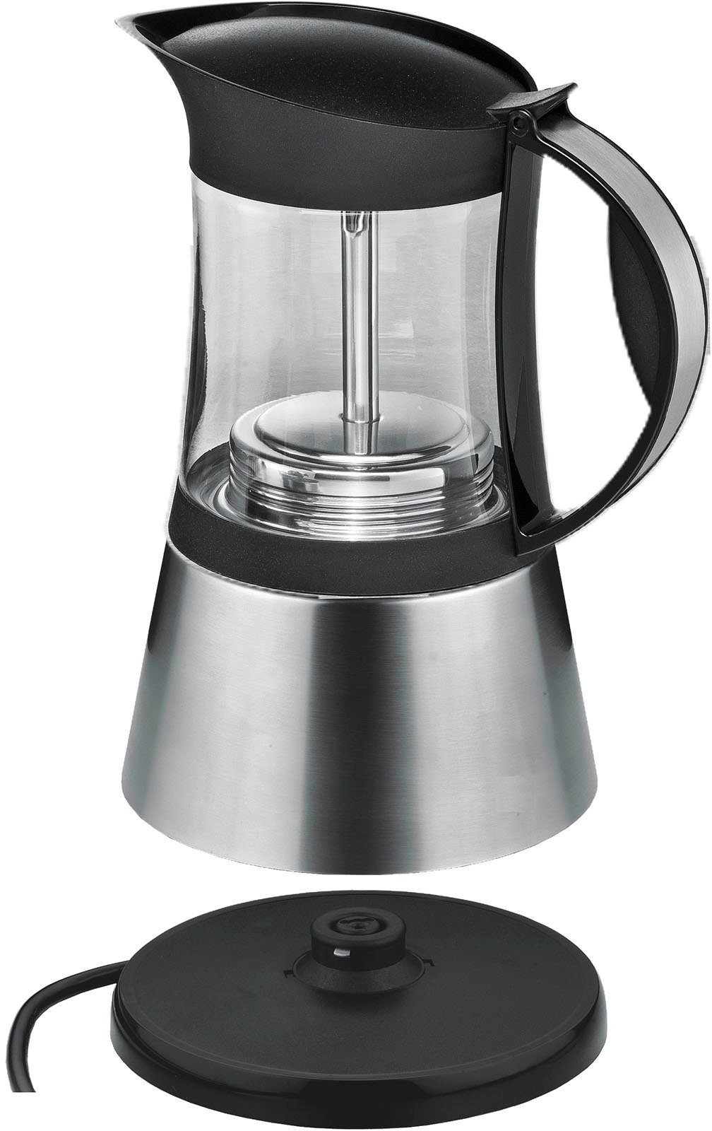 Rommelsbacher Espressokocher aus Kaffeekanne, EKO hitzebeständigem 376/G, Glas 0,35l