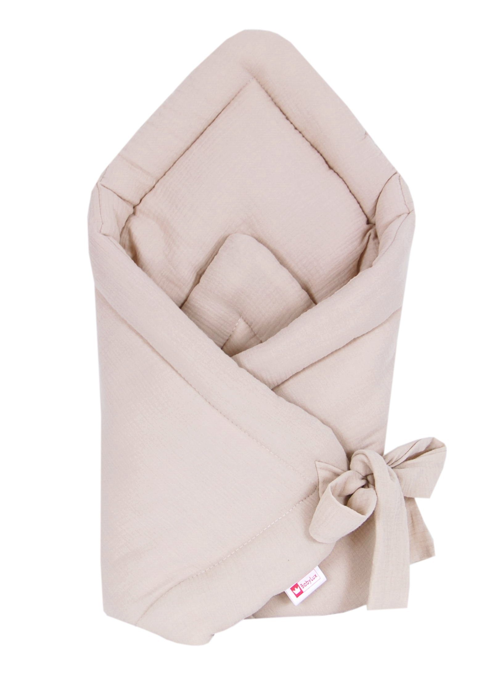 Einschlagdecke BABYLUX Einschlagdecke Musselin BABYHÖRNCHEN 75 x 75 cm Neugeborene