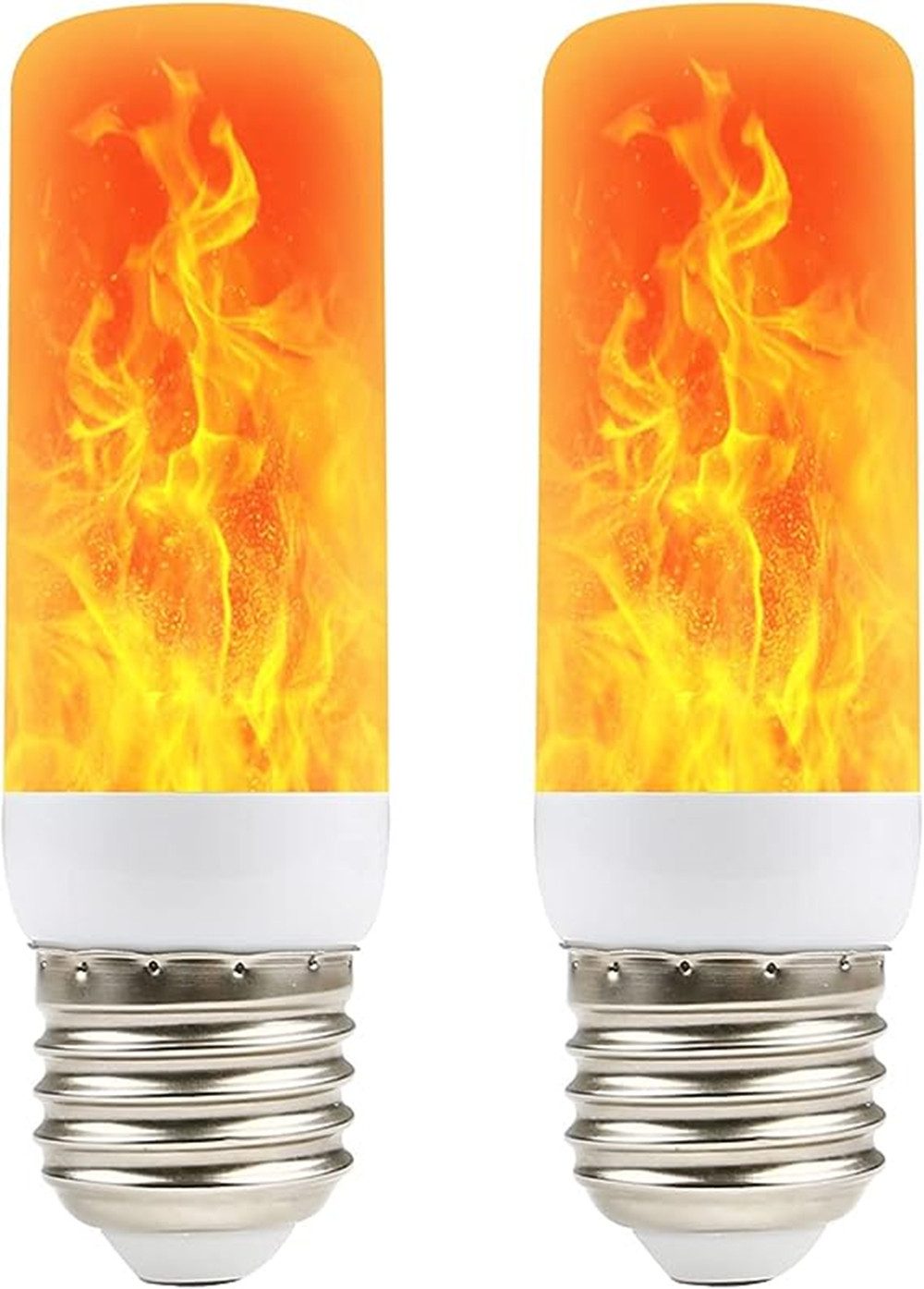 autolock Strahler Flammen Licht, Glühbirne E27 Flammeneffekt Licht,Flackernde (2-St), Effekt LED Außenleuchte Flackerlicht Flammenlampe