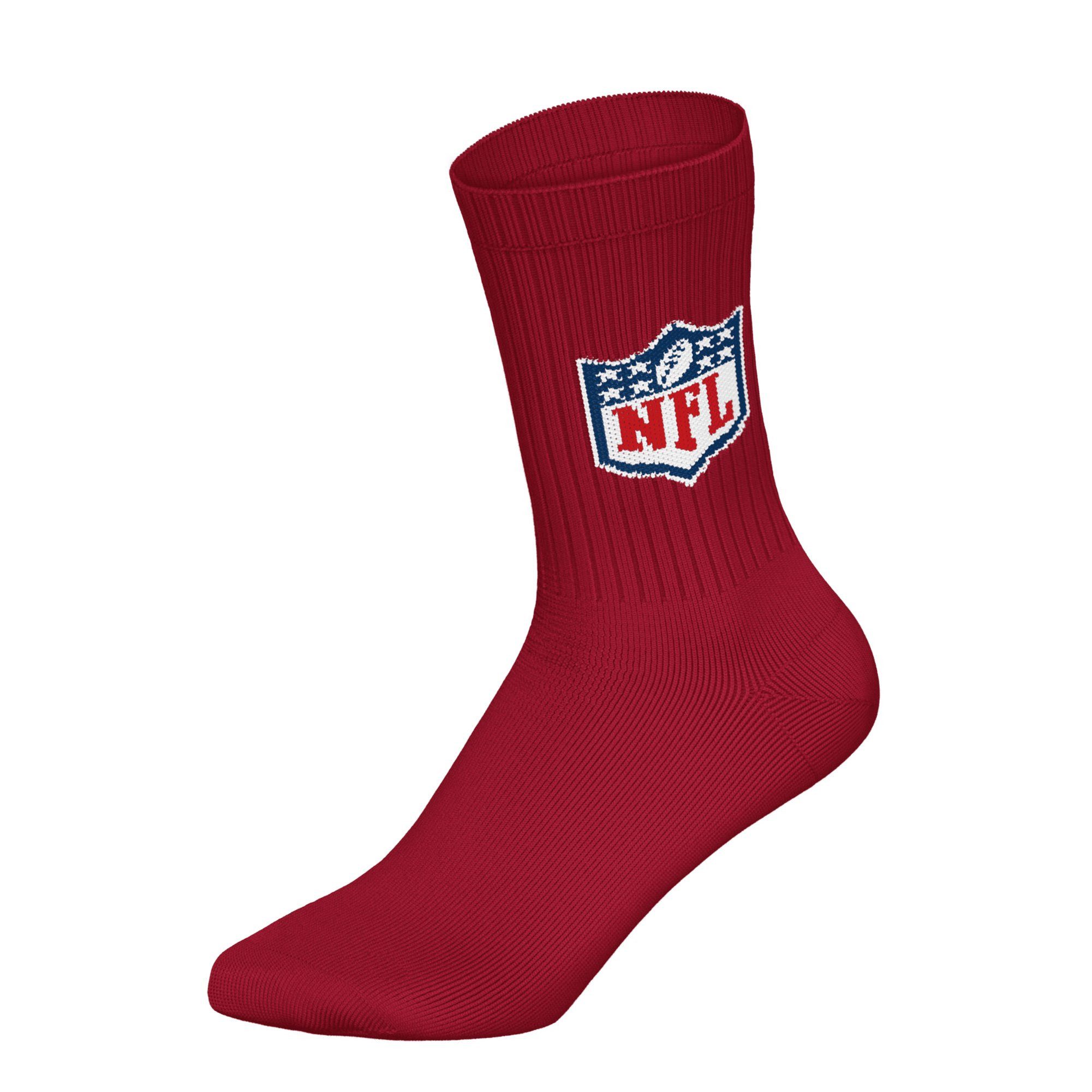NFL Kurzsocken Unisex Socken 3er Pack Baumwolle (Packung, 3er Pack)