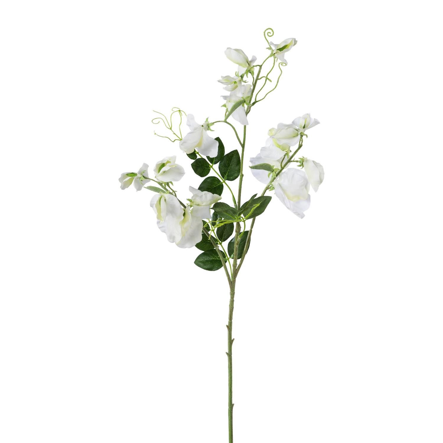 Kunstblume Wicke, Gasper, Höhe 73 cm, Farbe: Weiß
