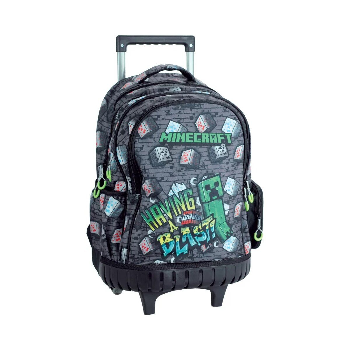 Minecraft Kinderrucksack Minecraft Metro Art Rollrucksack, 46 cm Tasche (1-tlg)