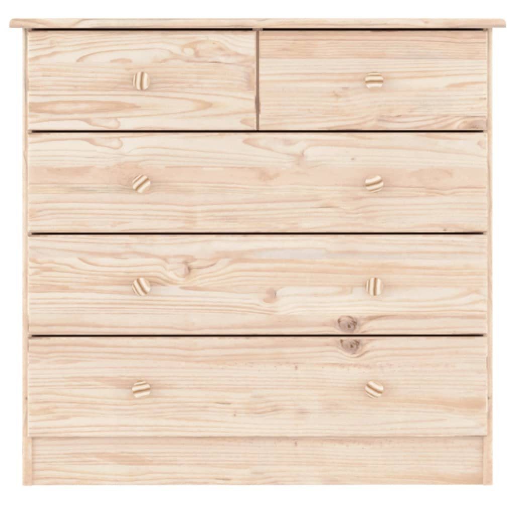 vidaXL Kommode Kommode ALTA 77x35x73 cm Massivholz Kiefer (1 St) – Bild 4 von 5