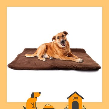 VITAZOO Hunde-Autositz Hundedecke braun Katzendecke Tier Decke rutschhemmend Thermo 100 x 70 cm