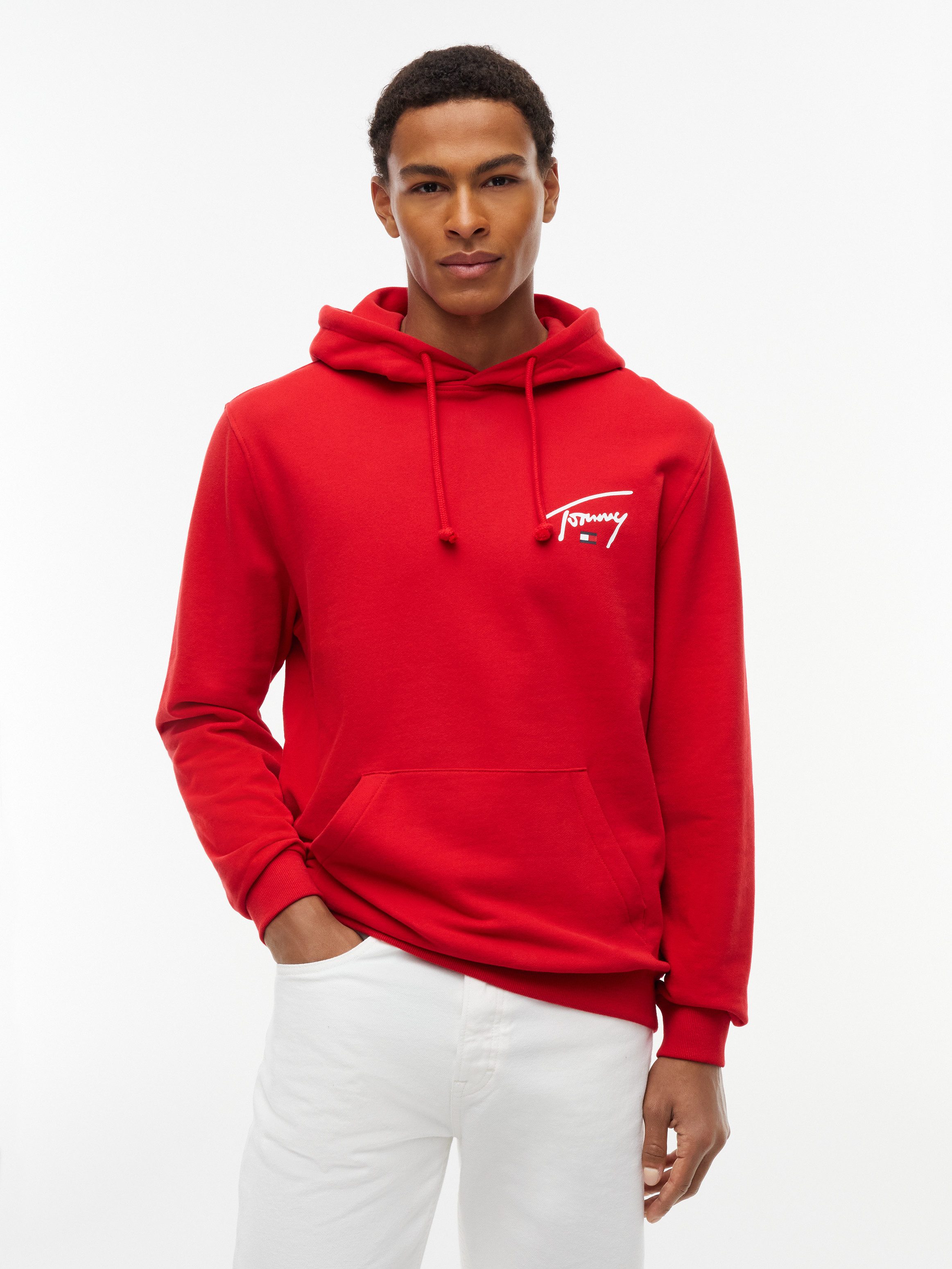 Tommy Jeans Kapuzensweatshirt REGULAR ENTRY SIGNATURE HOOD Regular fit mit Kapuze