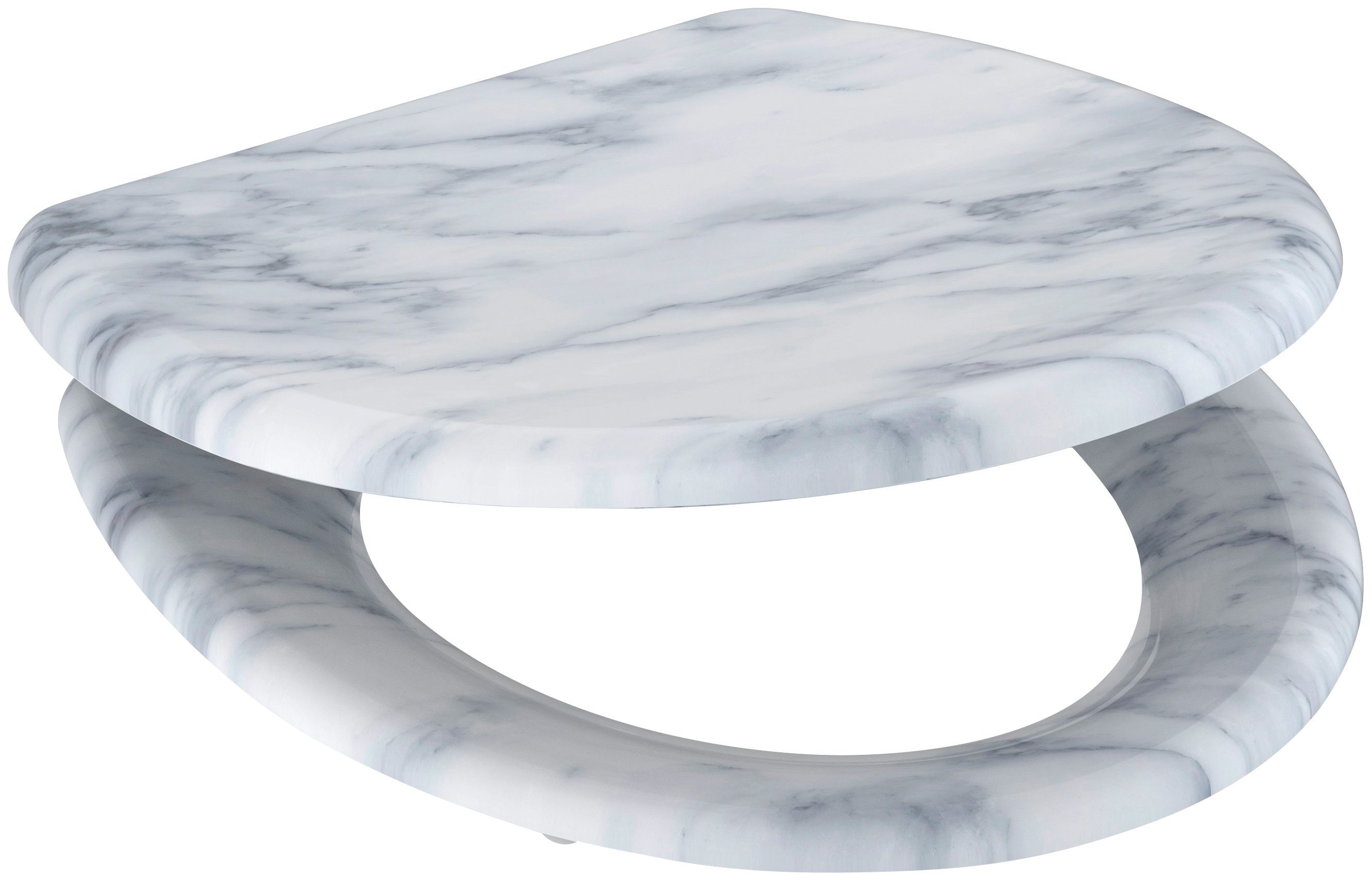 welltime WC-Sitz Marble, abnehmbar, Absenkautomatik, bruchsicher, günstig online kaufen