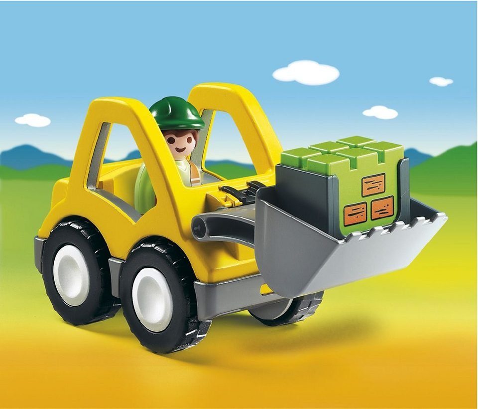 Playmobil® Konstruktions-Spielset Radlader (6775), Playmobil in 1-2-3, Europe Made