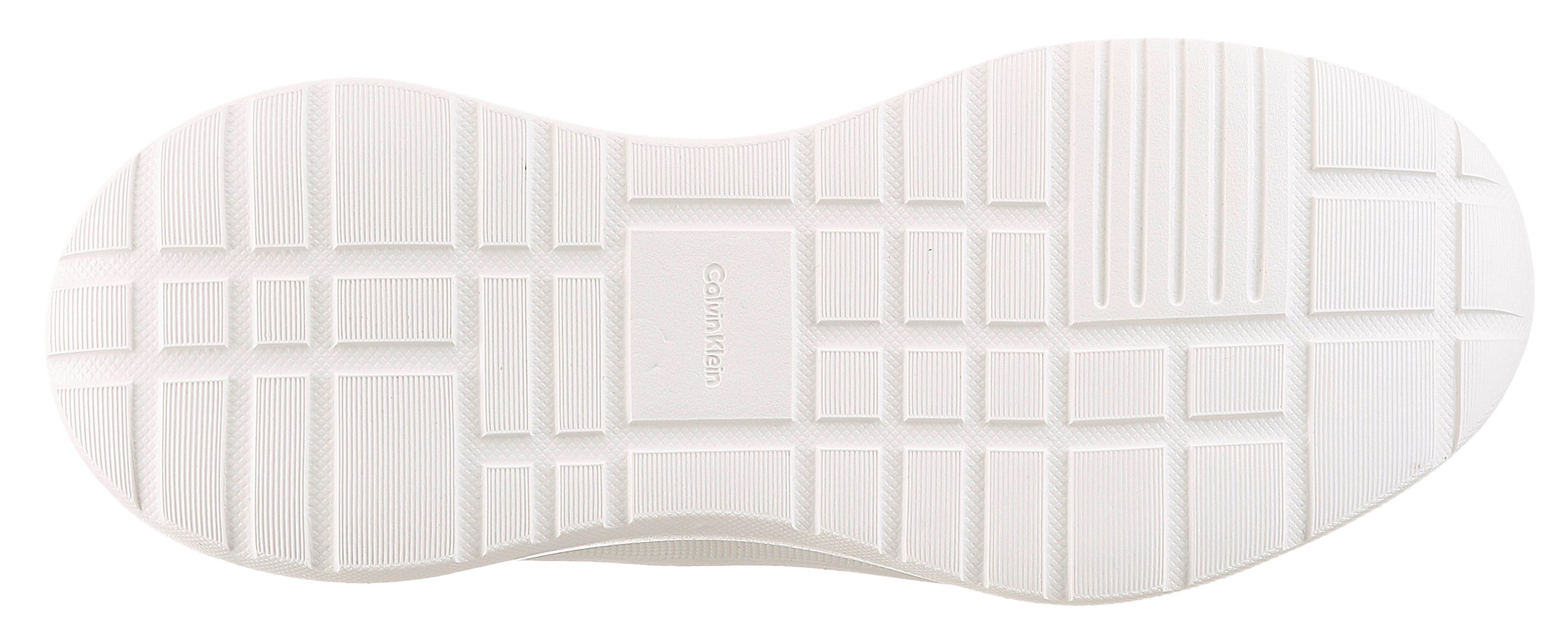 Calvin Klein LIGHT RUNNER SOCK MESH LYCRA Slip-On Sneaker Slipper, Halbschuh, Freizeitsneaker mit Mesh-Einsatz