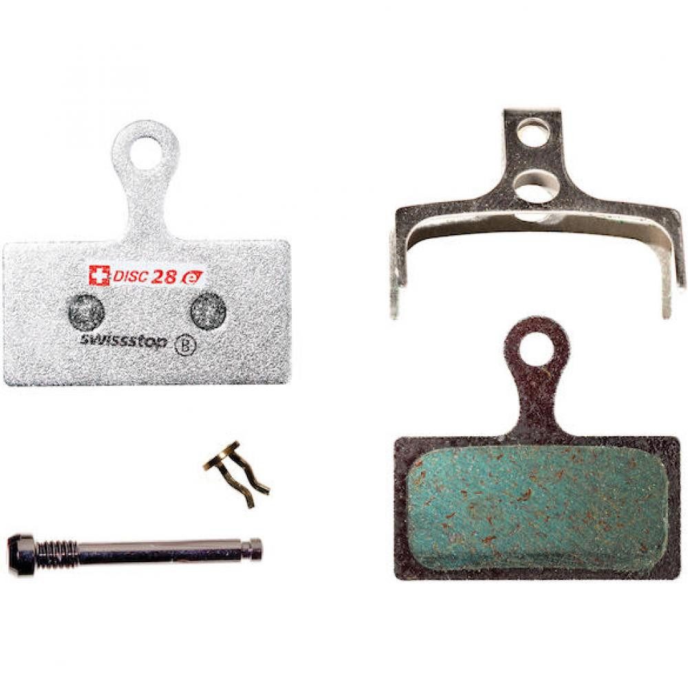 SwissStop Scheibenbremse SwissStop 28 E Shimano E-Bike Disc Bremsbeläge 28 Grau - kraftvolle, l