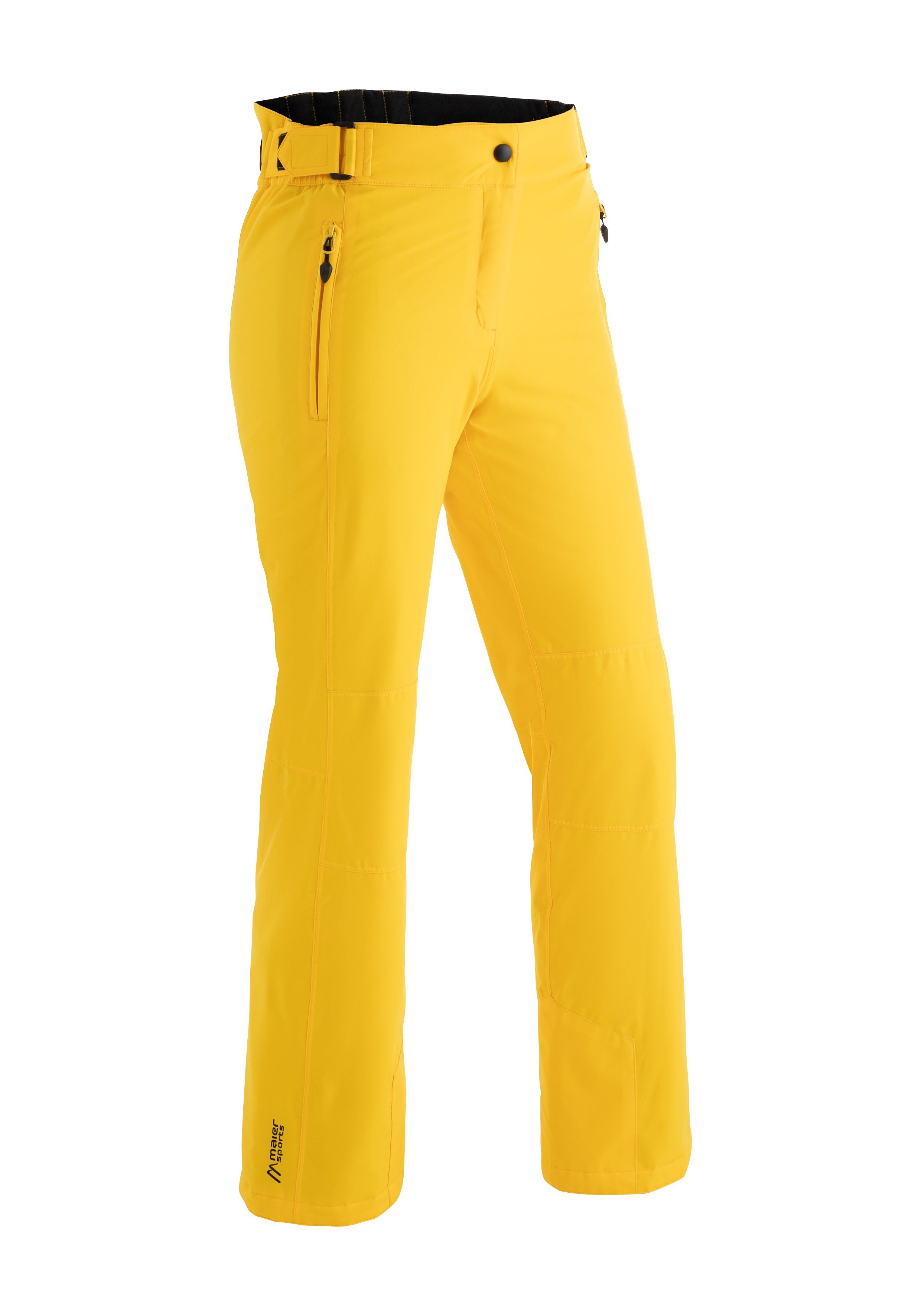 Super beliebter Versandhandel für neue Produkte Maier Sports Skihose Vroni atmungsaktiv, slim elastisch fit, wasserdicht, Slim gelb