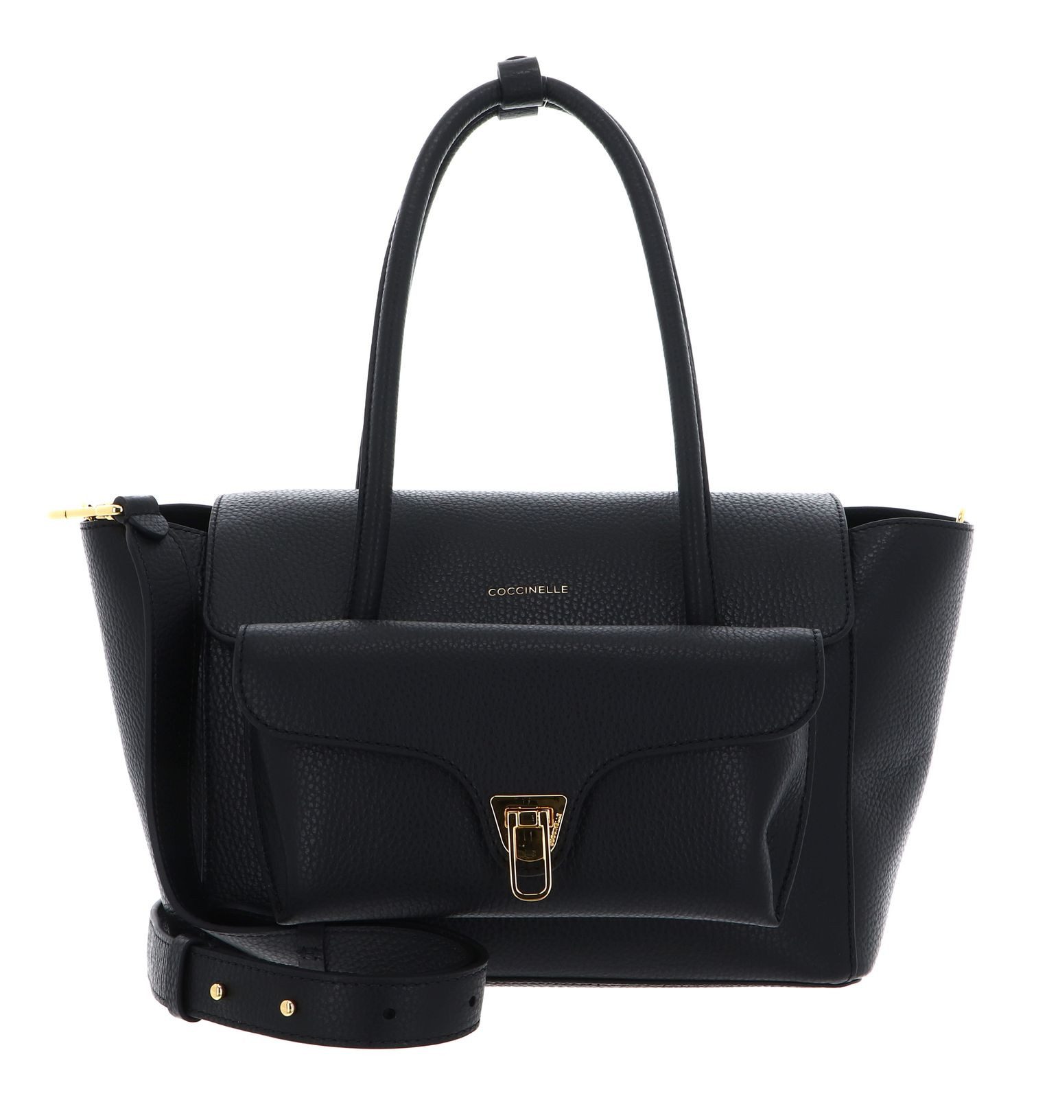 COCCINELLE Handtasche Grained Leather Handbag (Set, 2-tlg), aus echtem Rindsleder