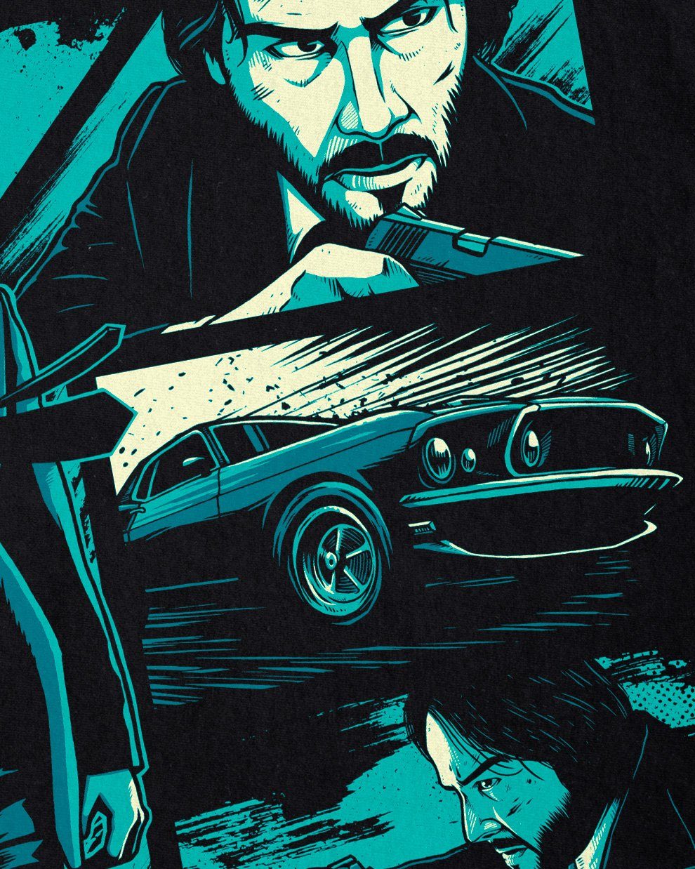 style3 T-Shirt Get Him john wick keanu reeves 2 3 4 5 6 blu-ray dvd günstig online kaufen