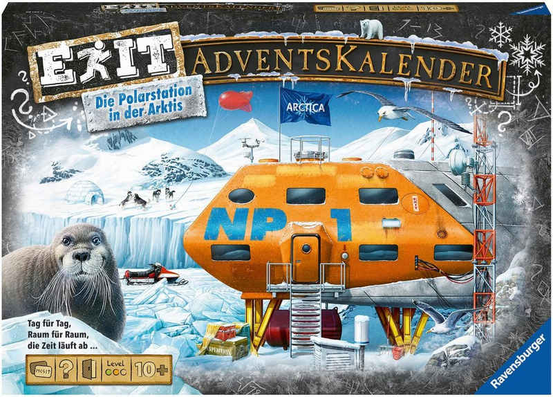 Ravensburger Spielzeug-Adventskalender EXIT, Die Polarstation in der Arktis
