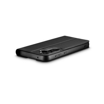 Hama Smartphone-Hülle Handytasche für Samsung Galaxy S23 FE, Farbe Schwarz, flexible Hülle, Mit Kartenfächer, Standfunktion und Magnetverschluss
