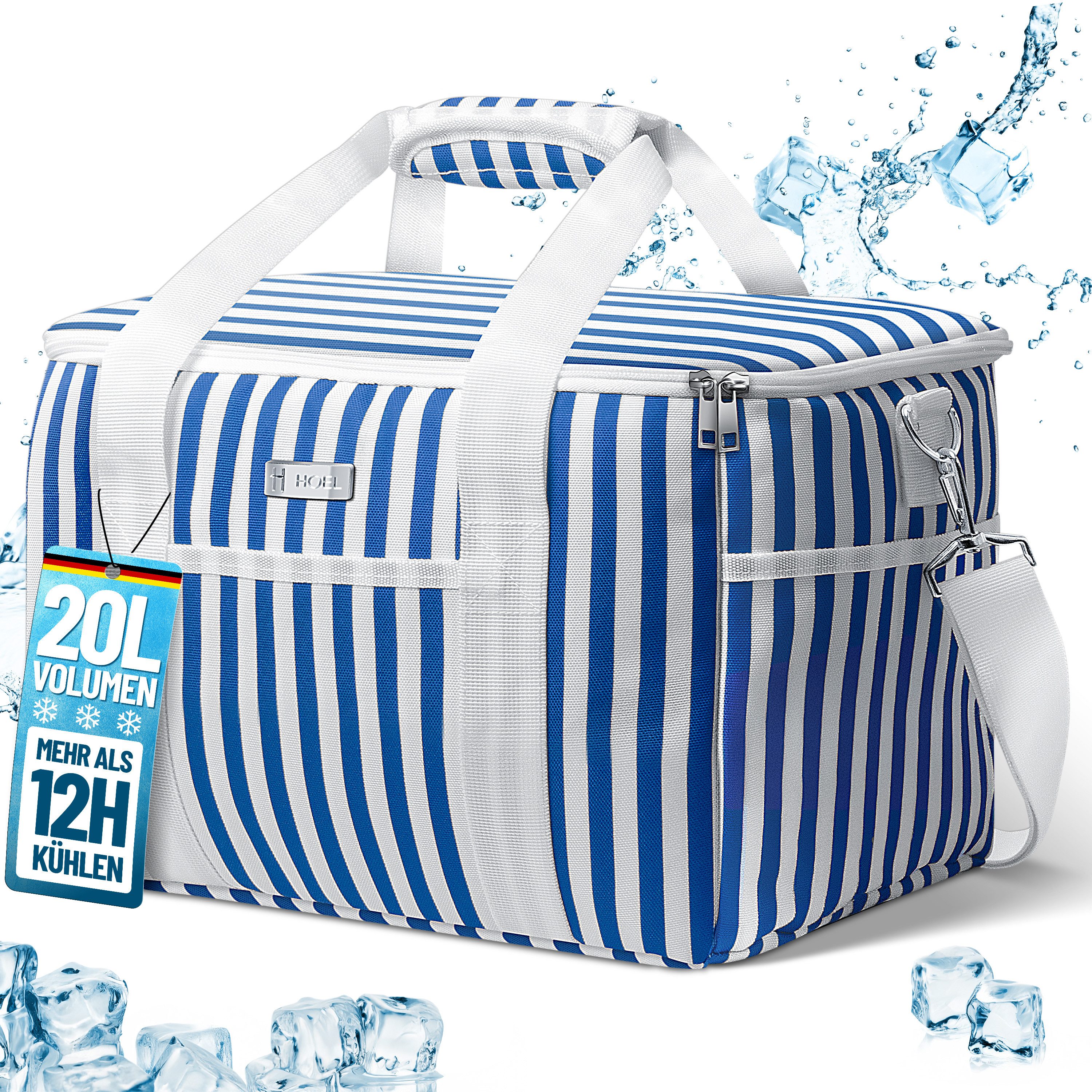 Kühltasche HOEL Kühltasche klein 20L & Gross 30L - Isoliertasche - Lunchtasche