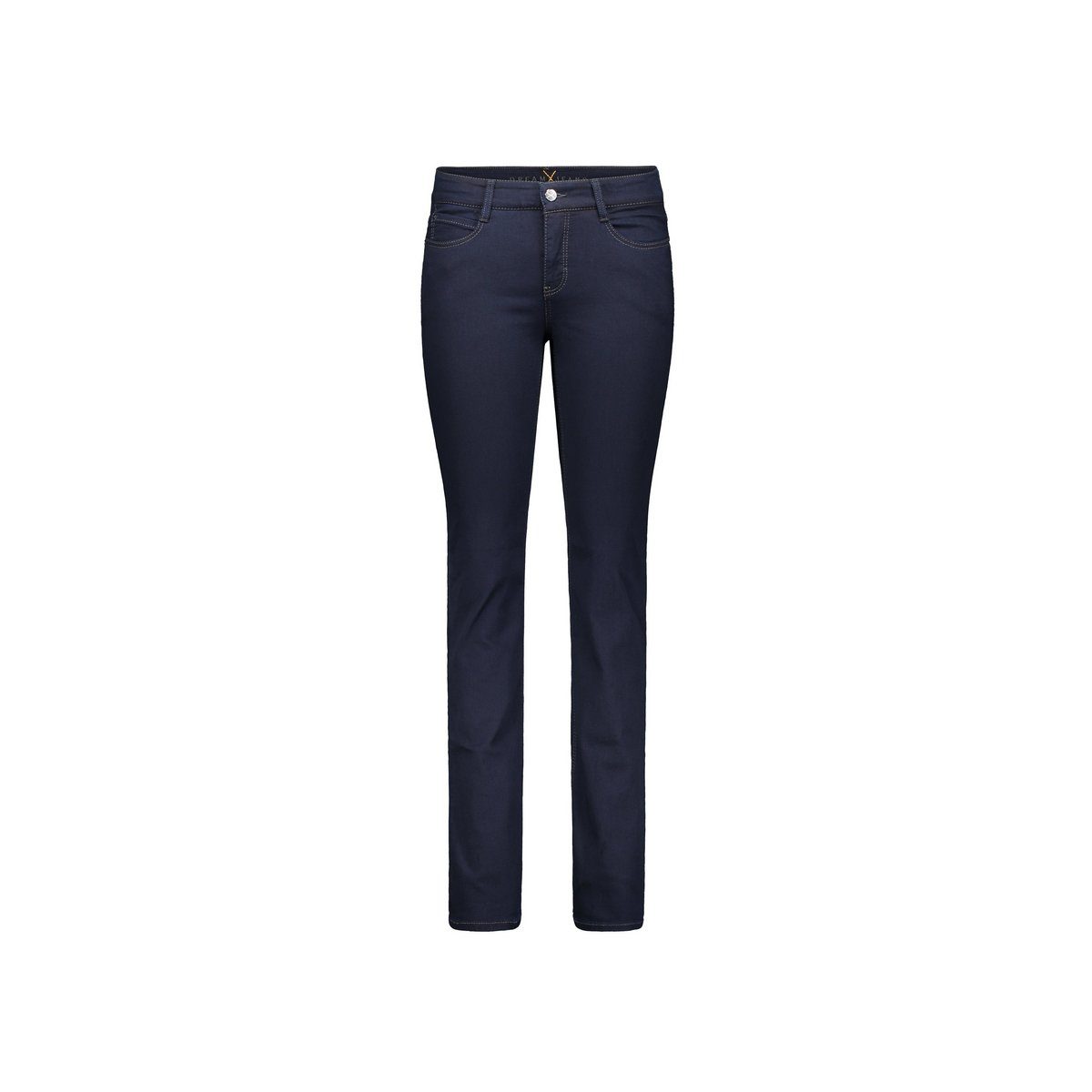 Straight-Jeans regular MAC blau (1-tlg)
