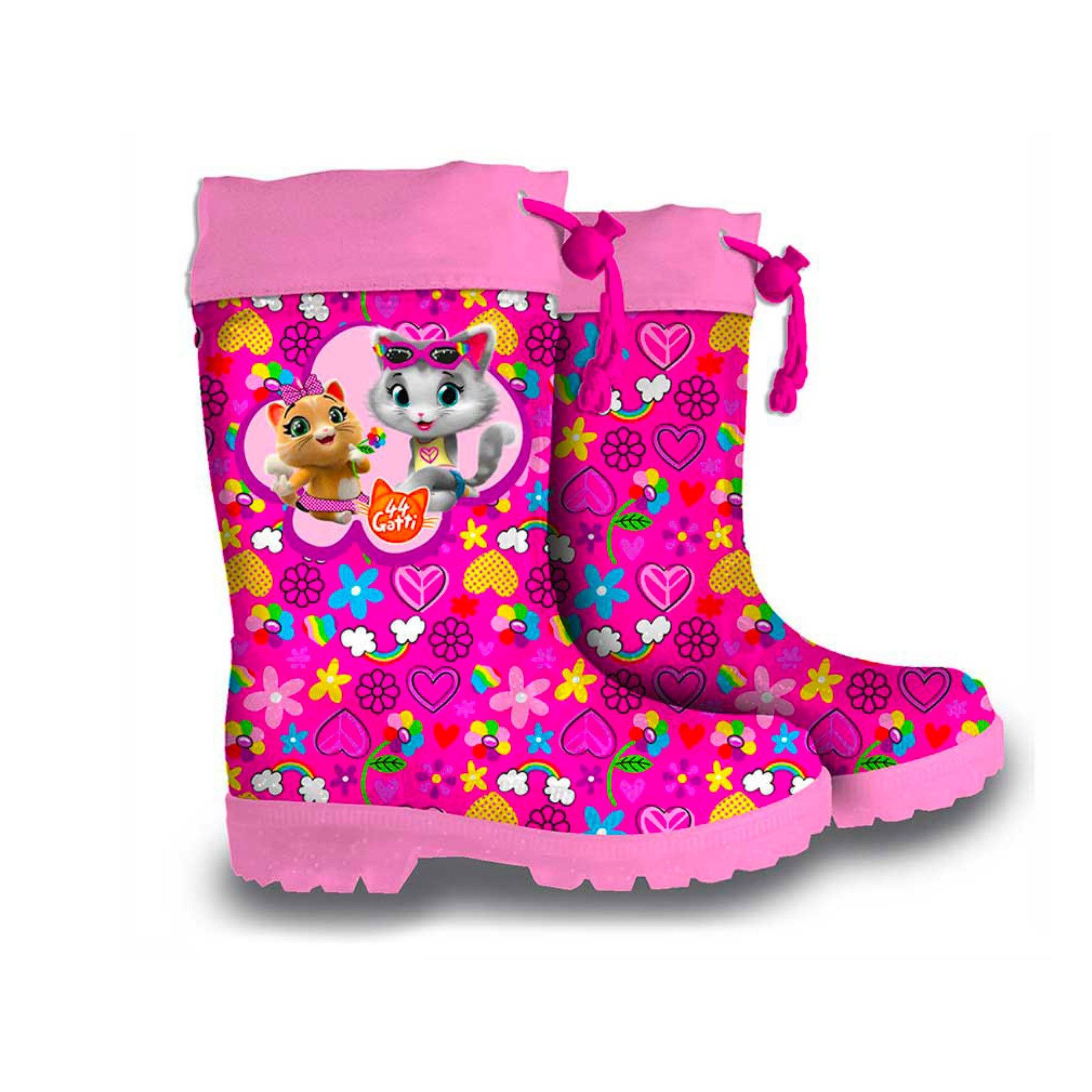 44 Cats 44 Cats Kinderregenstiefel Regenstiefel Wasserdichte für Kinder Gummistiefel