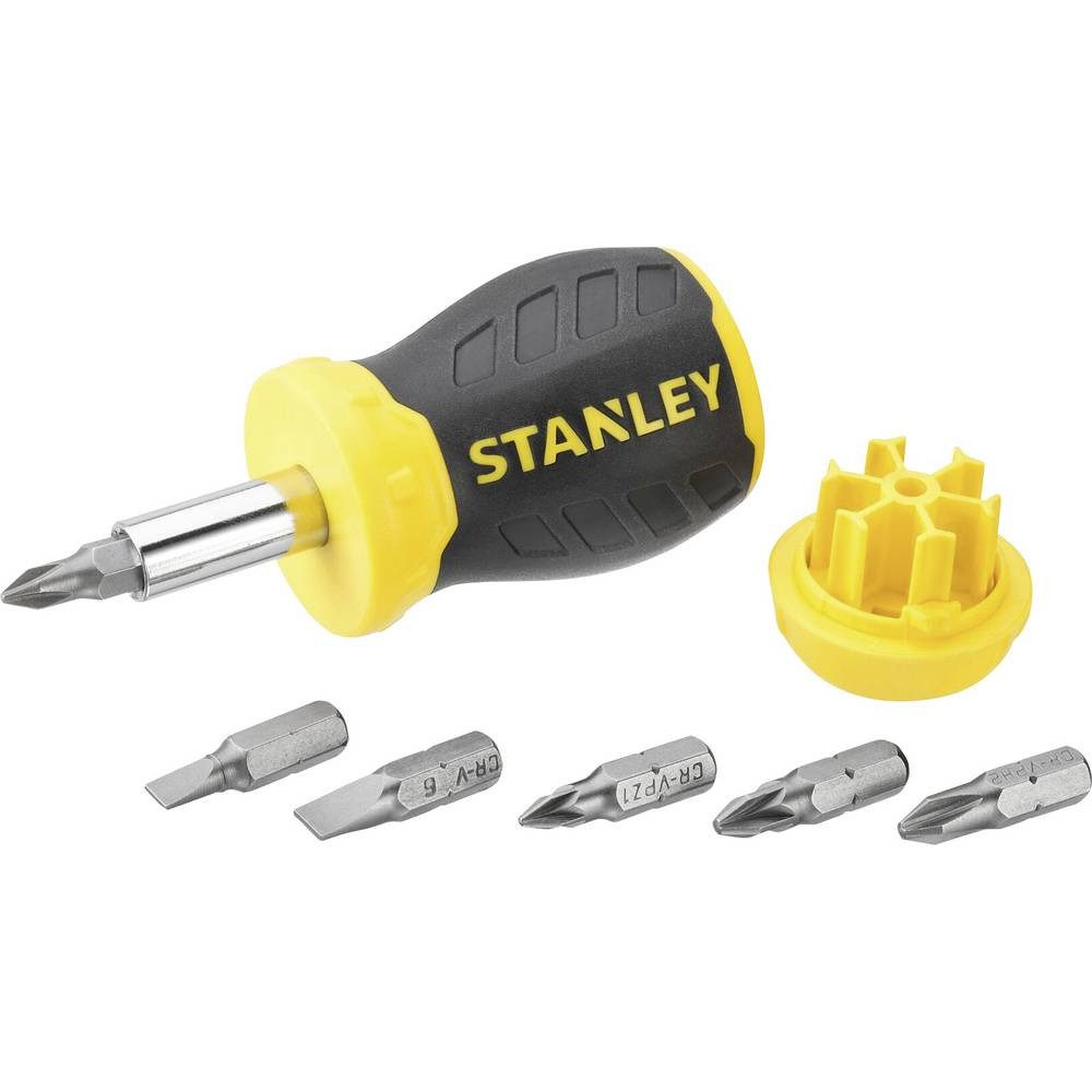 STANLEY Bit-Schraubendreher STUBBY MULTIBIT - 6 BITS 0-66-357