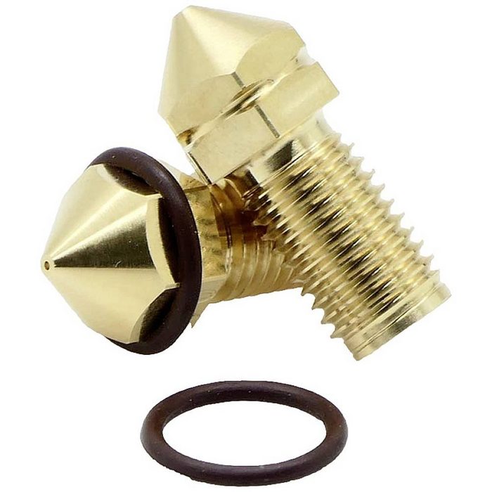 voelkner selection 3D-Drucker FabConstruct Nozzle Brass 0.6mm für Ultimaker UM3 S3 S5 S5 Pro Bra