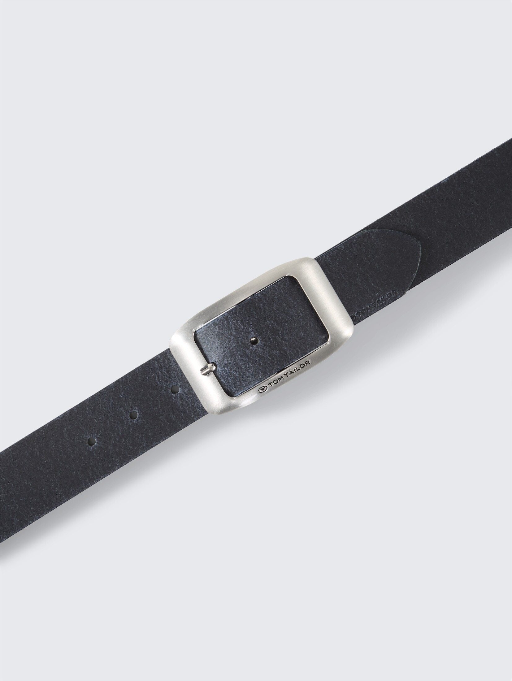 TOM TAILOR Ledergürtel Belts TTAMY Ledergürtel mit eckiger Dornschließe