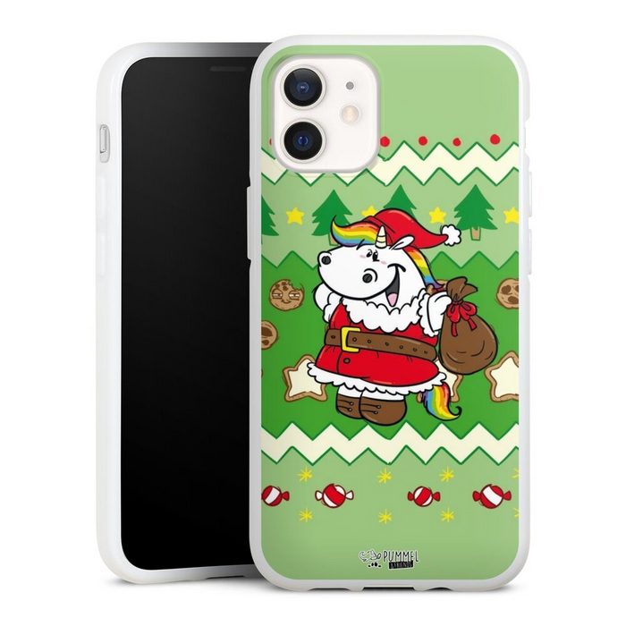 DeinDesign Handyhülle Ugly Christmas Pummeleinhorn Grün Apple iPhone 12 mini Silikon Hülle Bumper Case Handy Schutzhülle