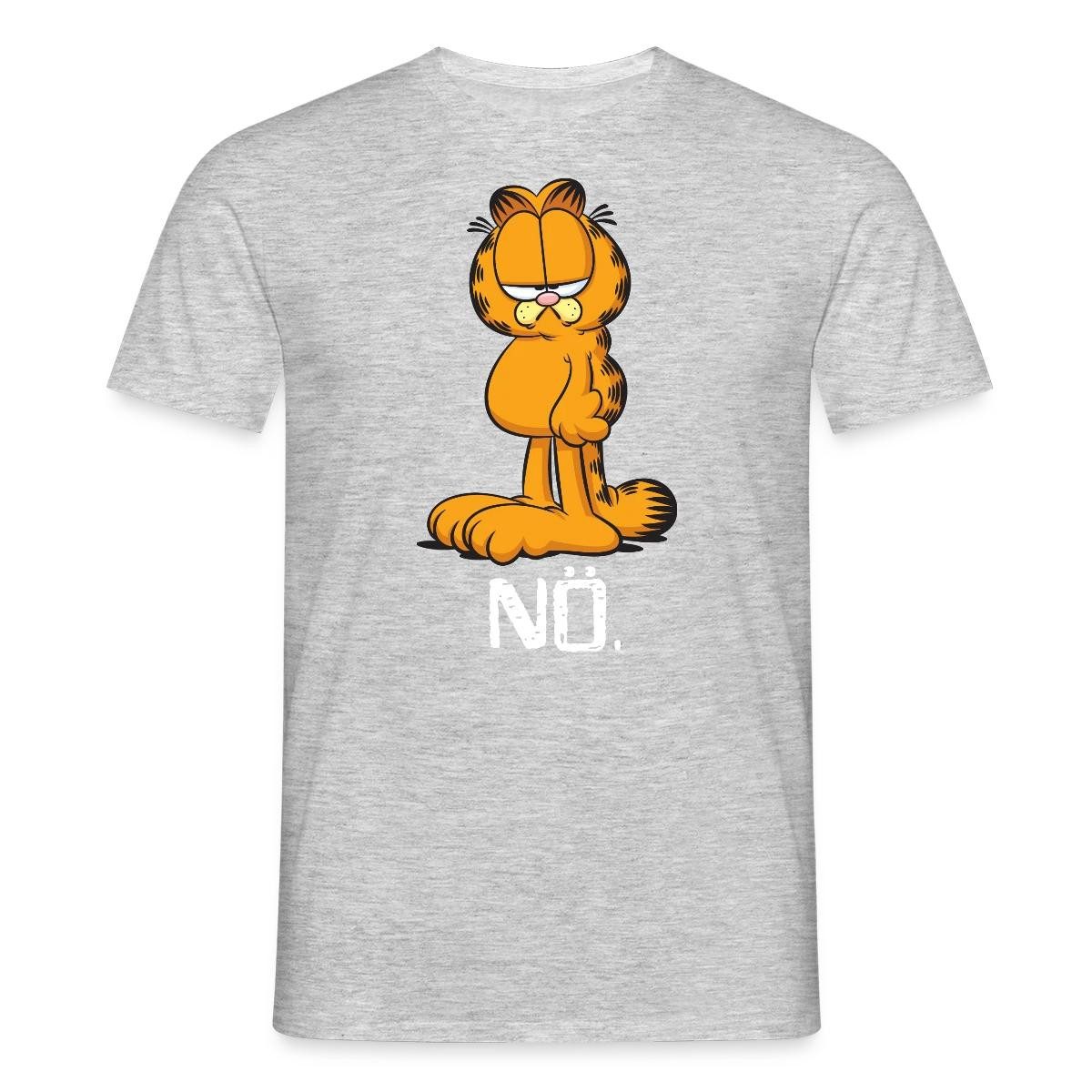Spreadshirt T-Shirt Garfield Nö Nein Kein Bock Lustig Männer T-Shirt (1-tlg)