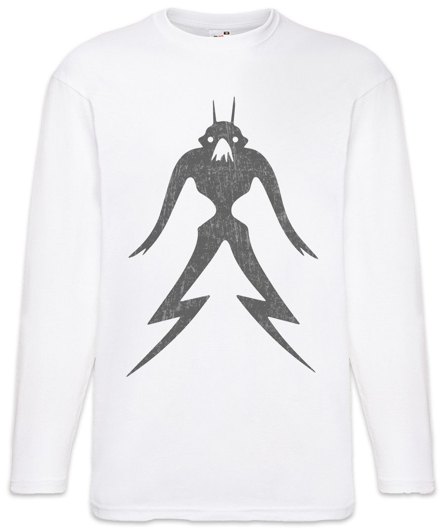 Langarmshirt District Logo Langarm T-Shirt Section Distrikt Symbol Sign Alien 9