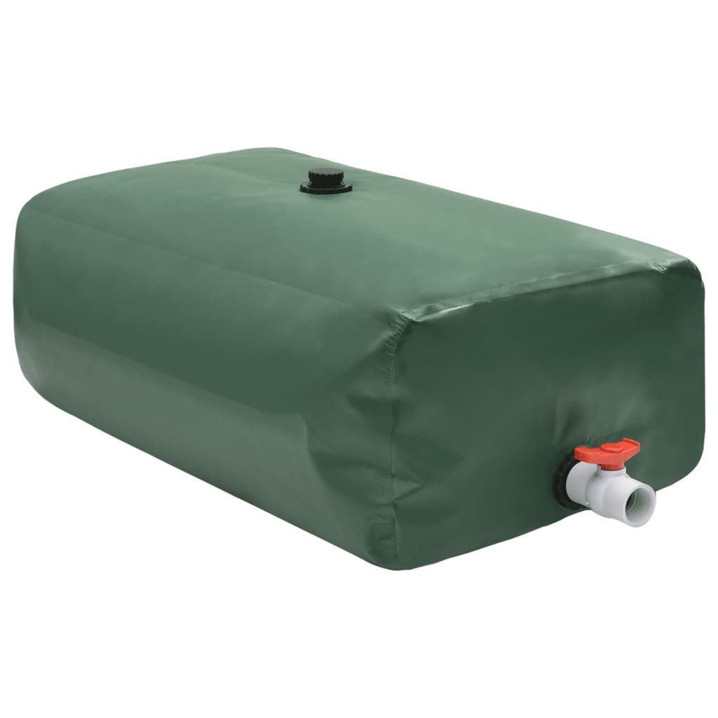 vidaXL Bewässerungssystem Wassertank mit Wasserhahn Faltbar 1500 L PVC, (1-tlg)